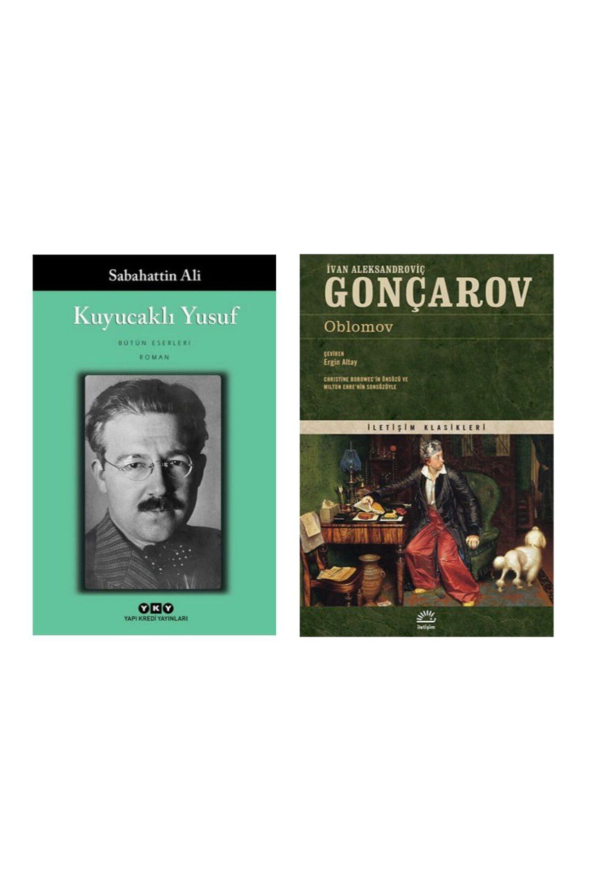 Yapı Kredi Yayınları Kuyucaklı Yusuf - Sabahattin Ali - Oblomov - İvan Aleksandroviç Gonçarov