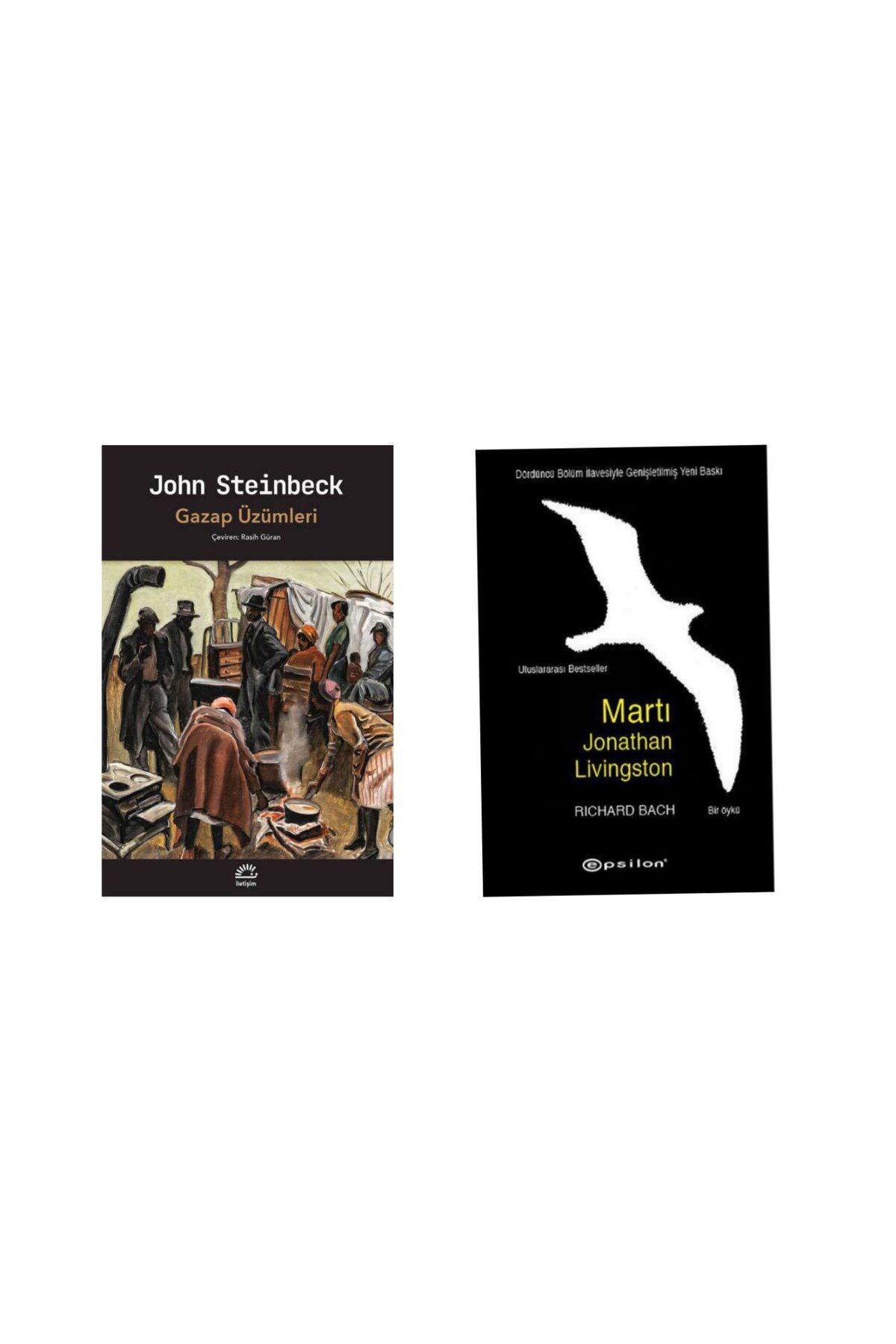 İletişim Yayınları Gazap Üzümleri - John Steinbeck - Martı Jonathan Livingston Richard Bach