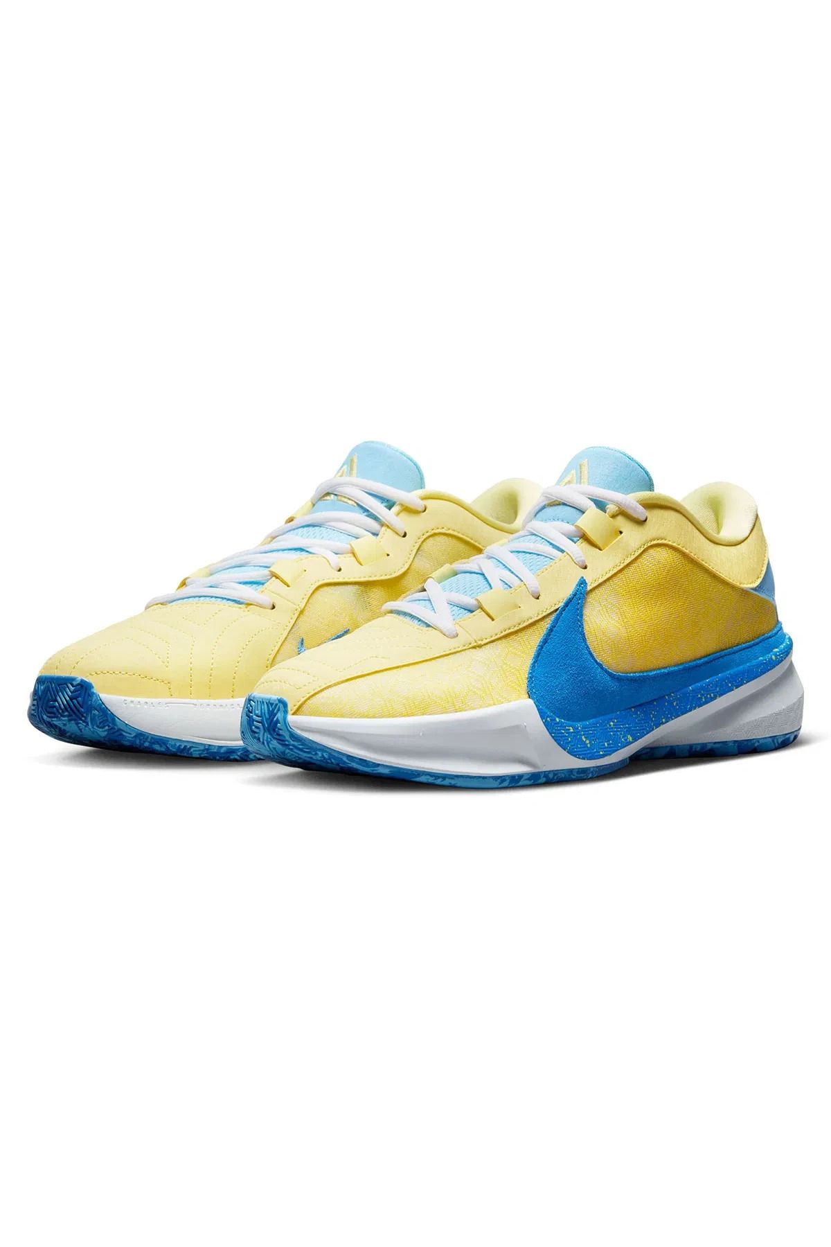 Nike-Zoom Freak 5 Men's Basketball Shoes - Yellow, Sportie 2