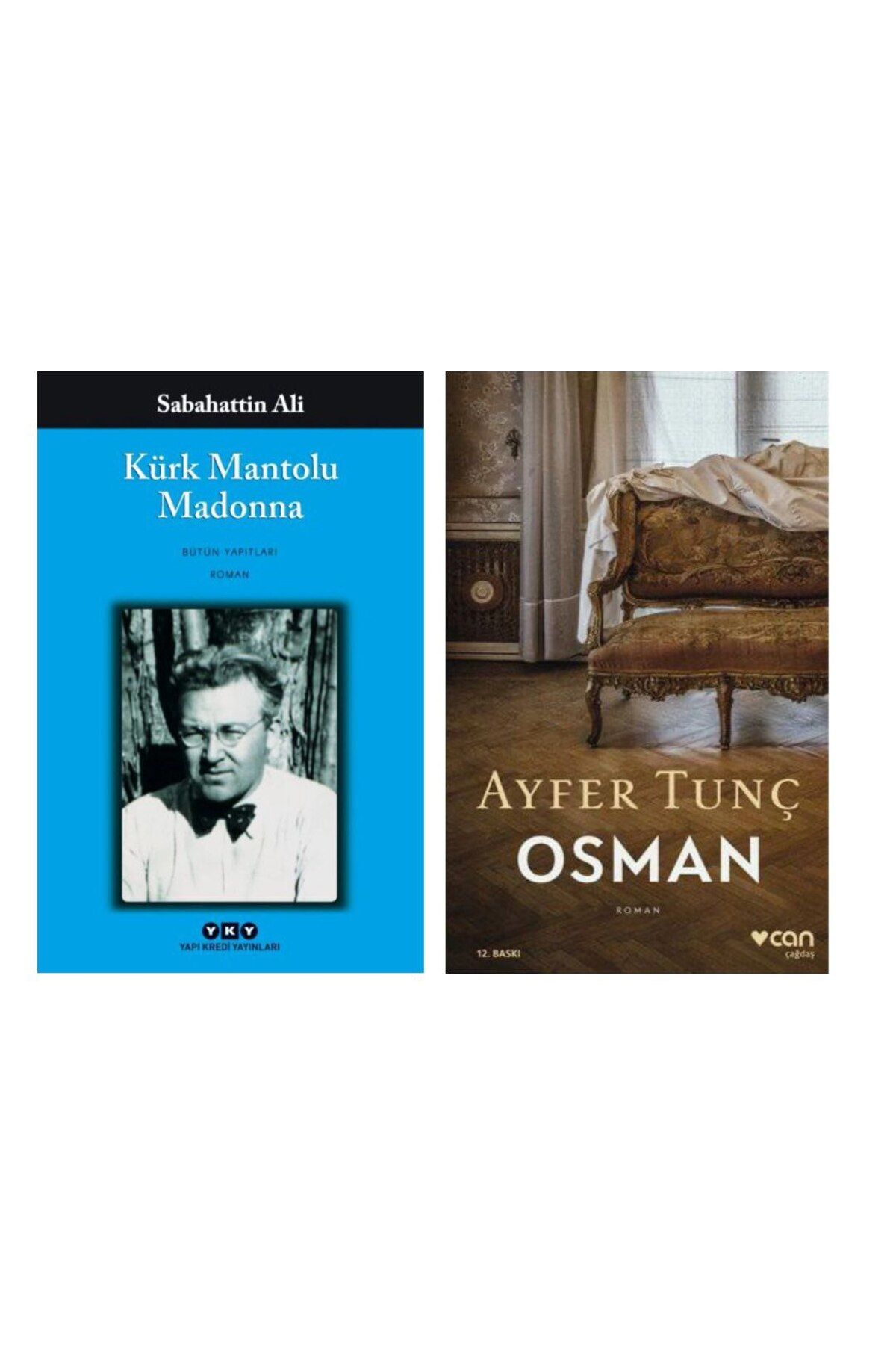 Yapı Kredi Yayınları Kürk Mantolu Madonna - Sabahattin Ali - Osman - Ayfer Tunç