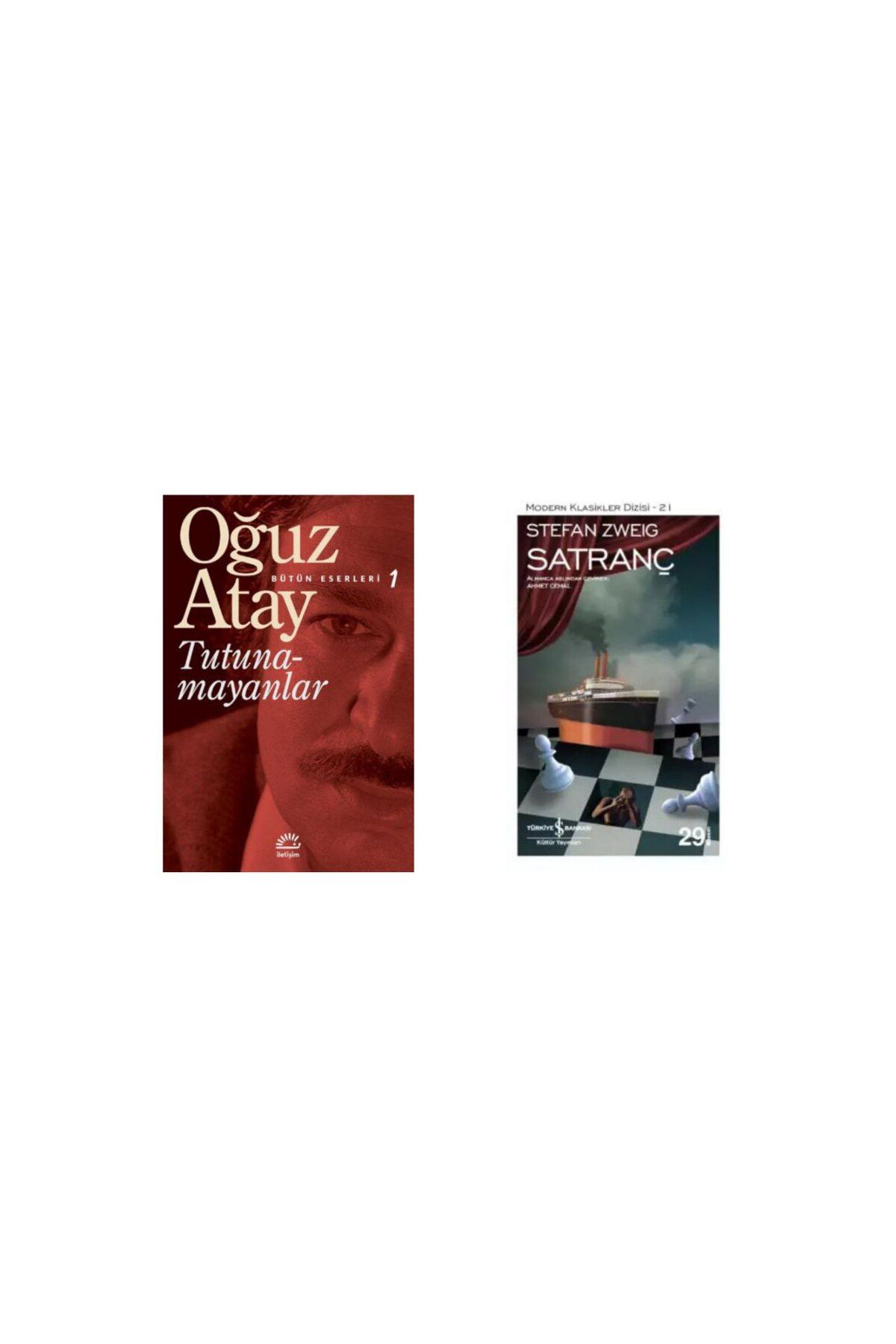 İletişim Yayınları Tutunamayanlar - Bütün Eserleri 1  Oğuz Atay Satranç - Stefan Zweig