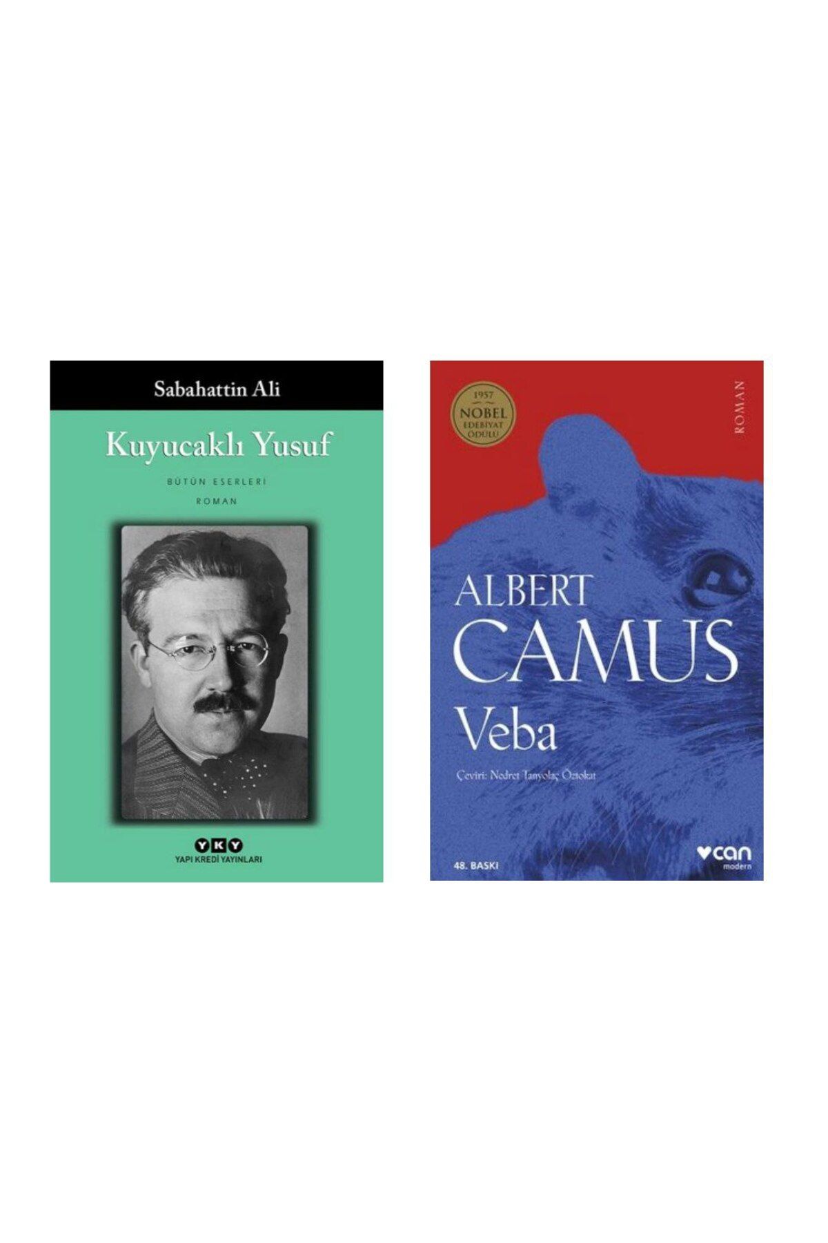 Yapı Kredi Yayınları Kuyucaklı Yusuf - Sabahattin Ali - Veba Albert Camus