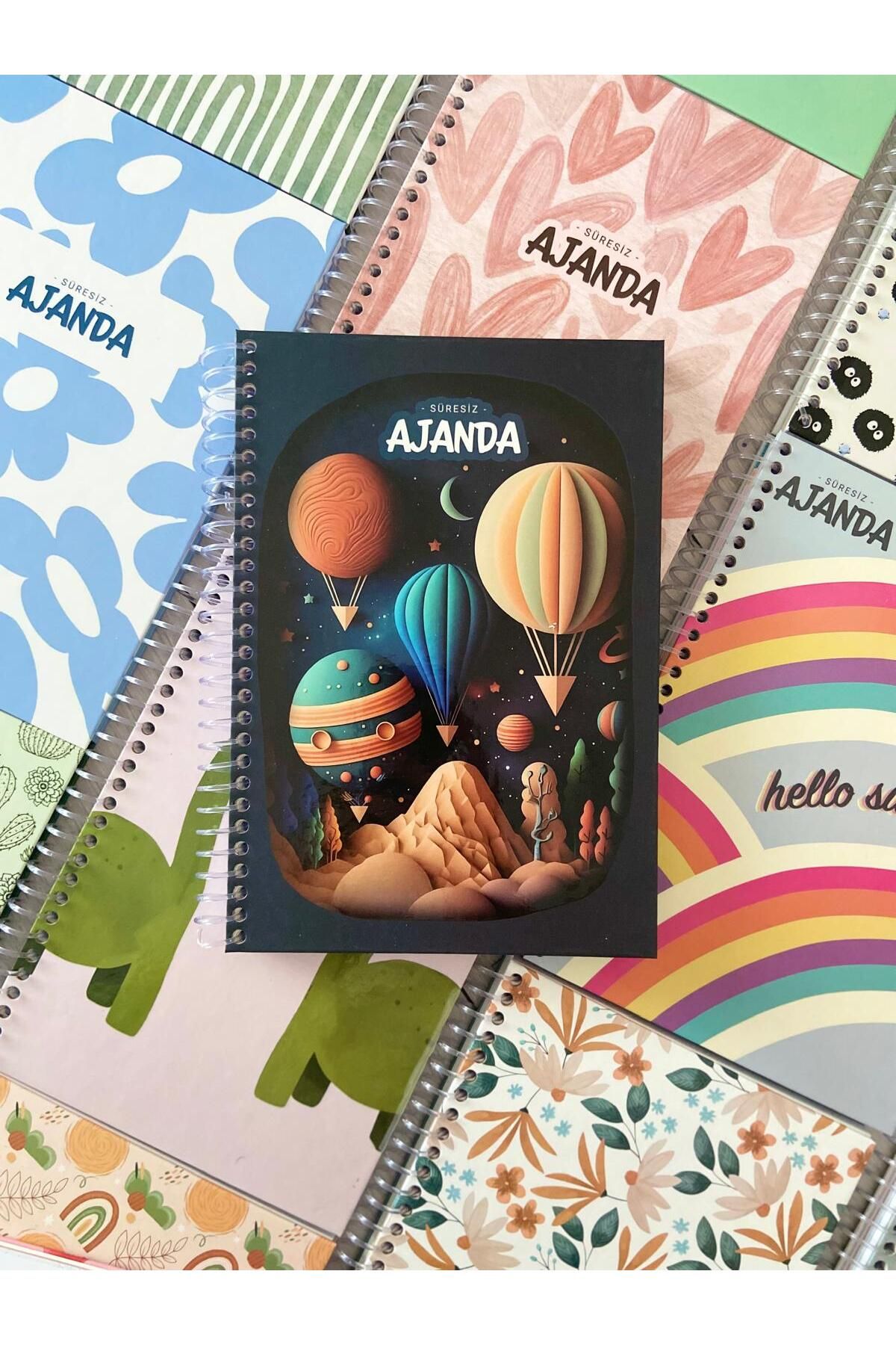 Mielibon Süresiz Ajanda, Stickerlı Ajanda, Spiralli Ajanda, Tarihsiz Ajanda, Konuşan Ajanda