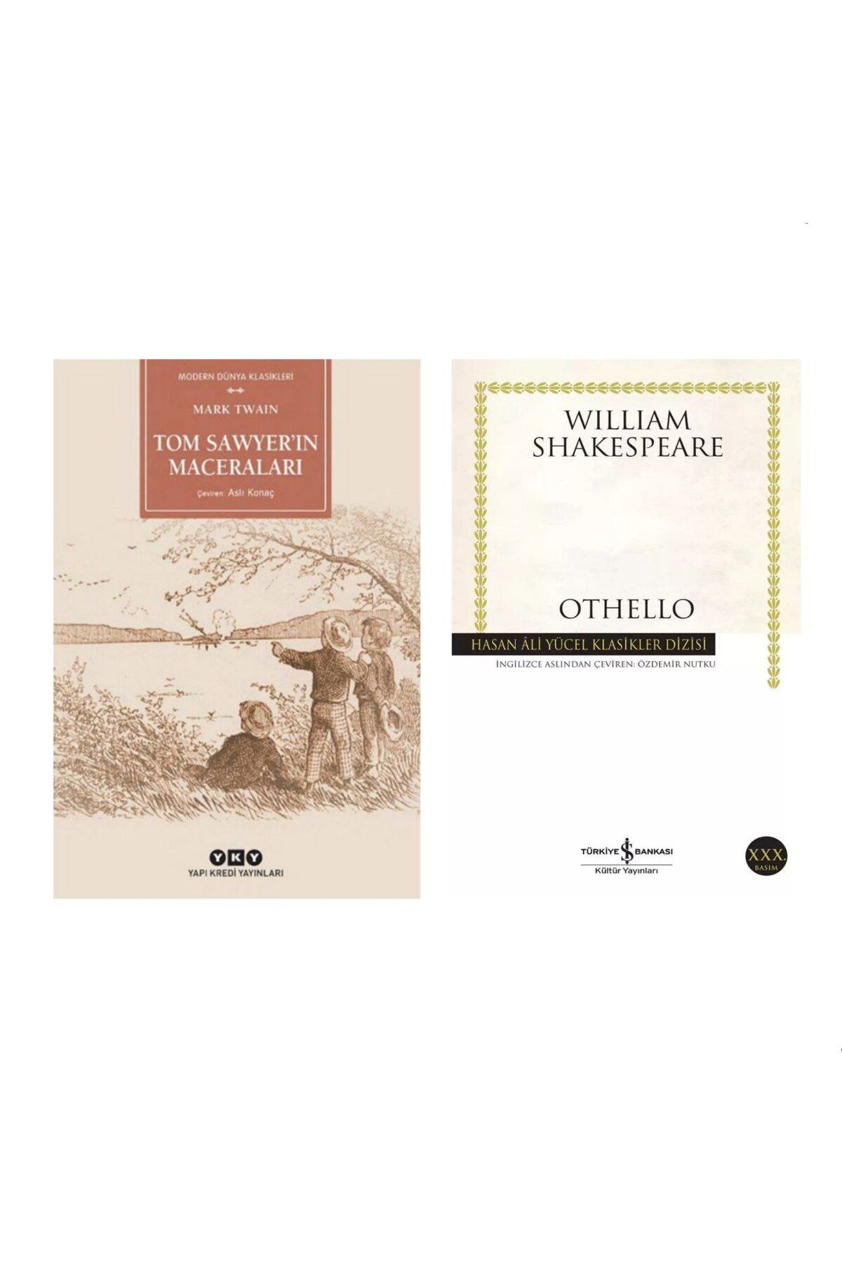 Yapı Kredi Yayınları Tom Sawyerin Maceraları-Mark Twain   Othello - William Shakespeare