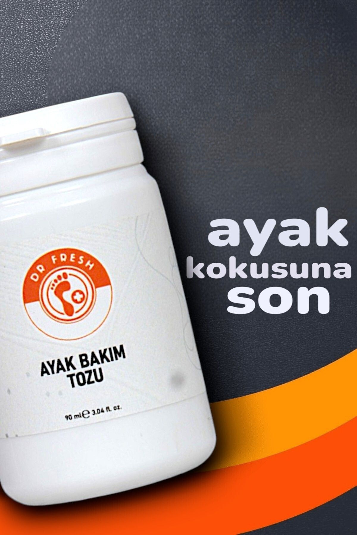 DR.FRESH Ayak Koku Giderici Bakım Tozu | Ayakkabı Koku Önleyici | Mantar Engelleyici