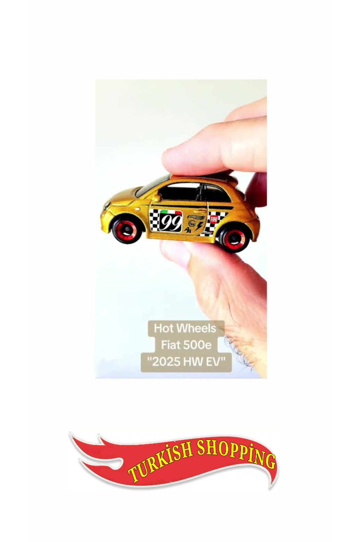 HOT WHEELS 2025 Case 1:64 Fiat 500e