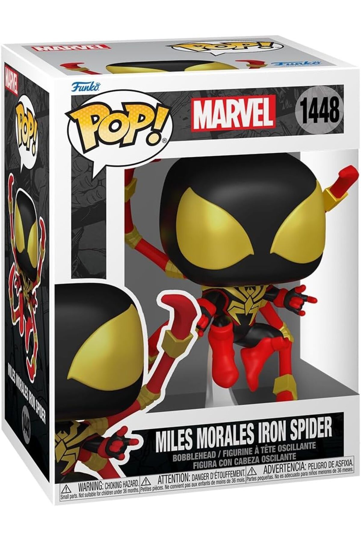 Funko POP Marvels: Spider-Man Comics - Miles Morales Iron Spider Figür