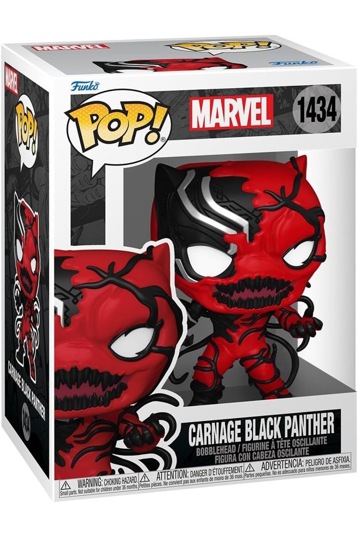 Funko POP Marvels: Carnageized - Black Panther -Venom Figür