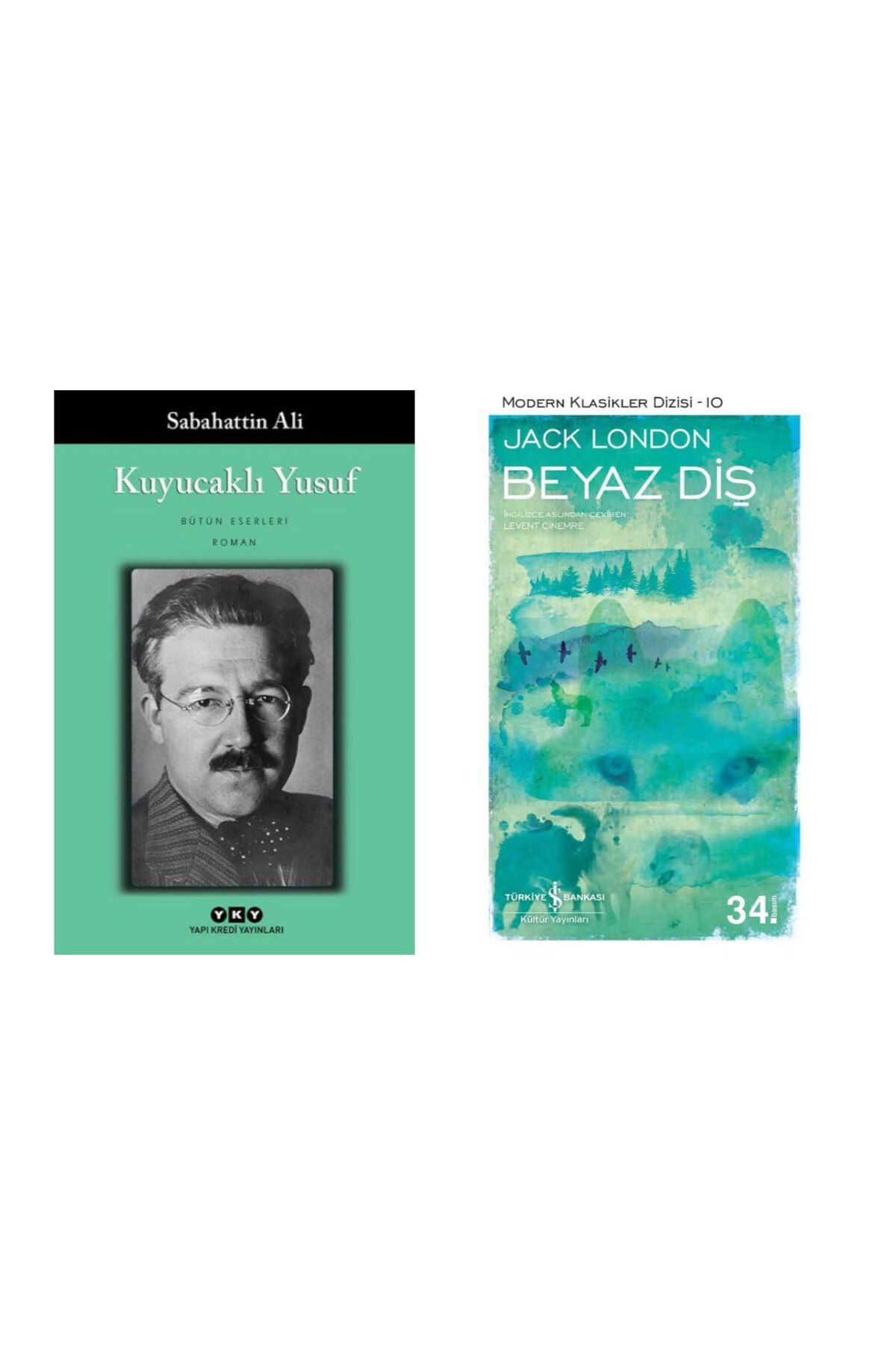 Yapı Kredi Yayınları Kuyucaklı Yusuf - Sabahattin Ali - Öteki - Beyaz Diş - Jack London