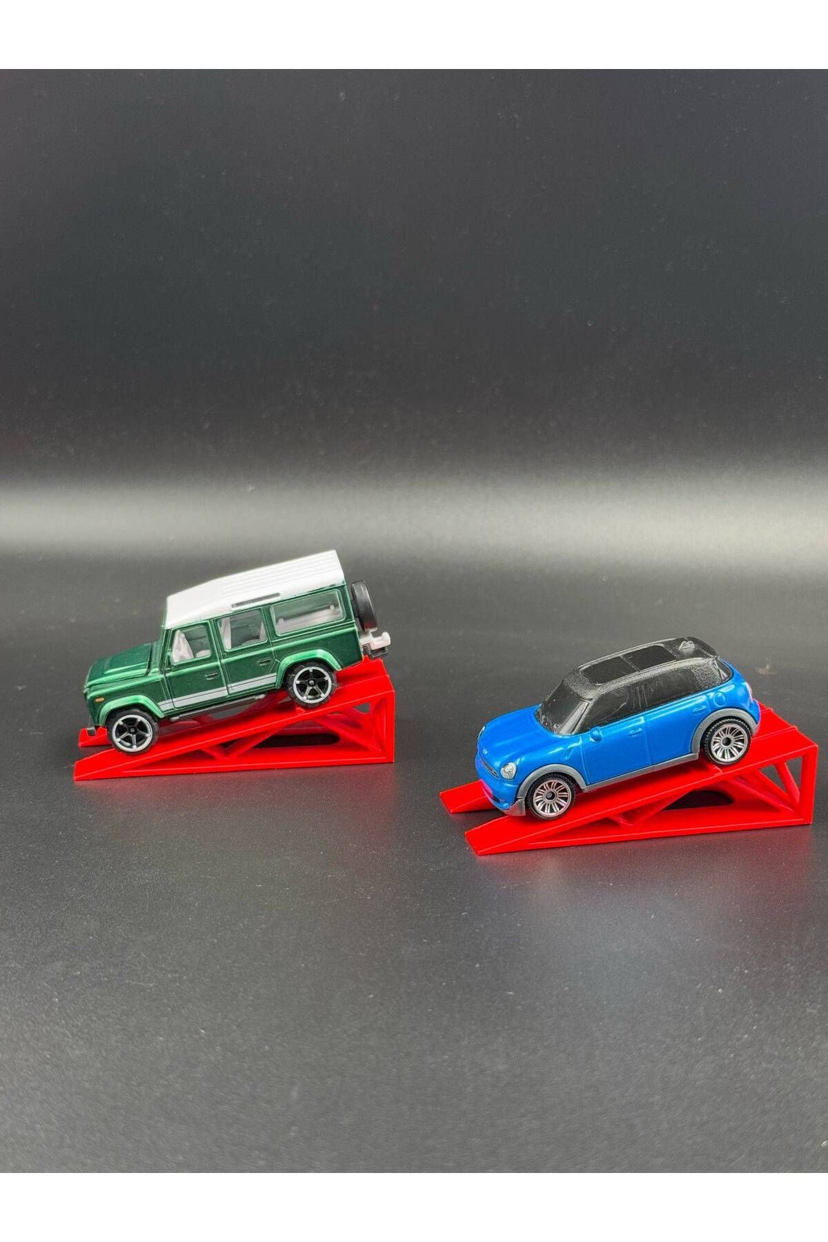 HOT WHEELS 1:64 Ölçek Araba Rampası - Kırmızı 2'li