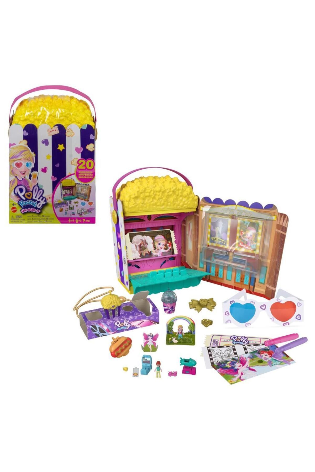 Polly Pocket-Popcorn Game Set Gvc96 2