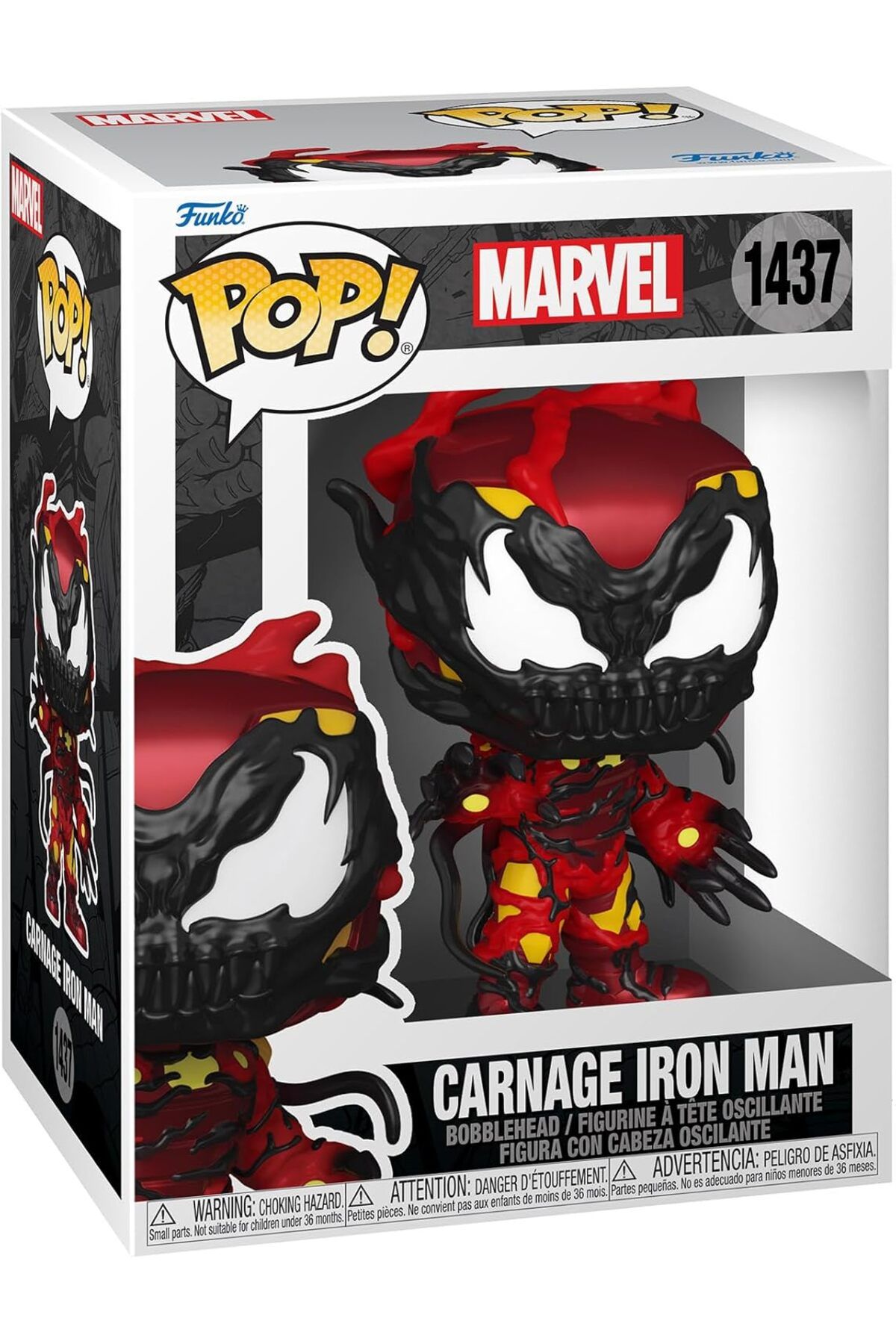 Funko POP Marvels: Carnageized - venom Iron Man Figür