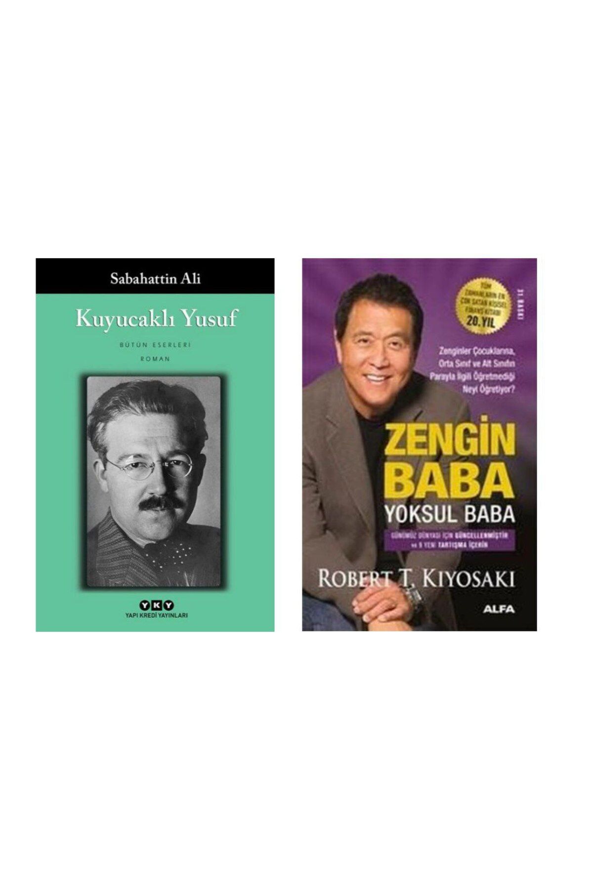 Yapı Kredi Yayınları Kuyucaklı Yusuf - Sabahattin Ali - Zengin Baba Yoksul Baba - Robert T. Kiyosaki