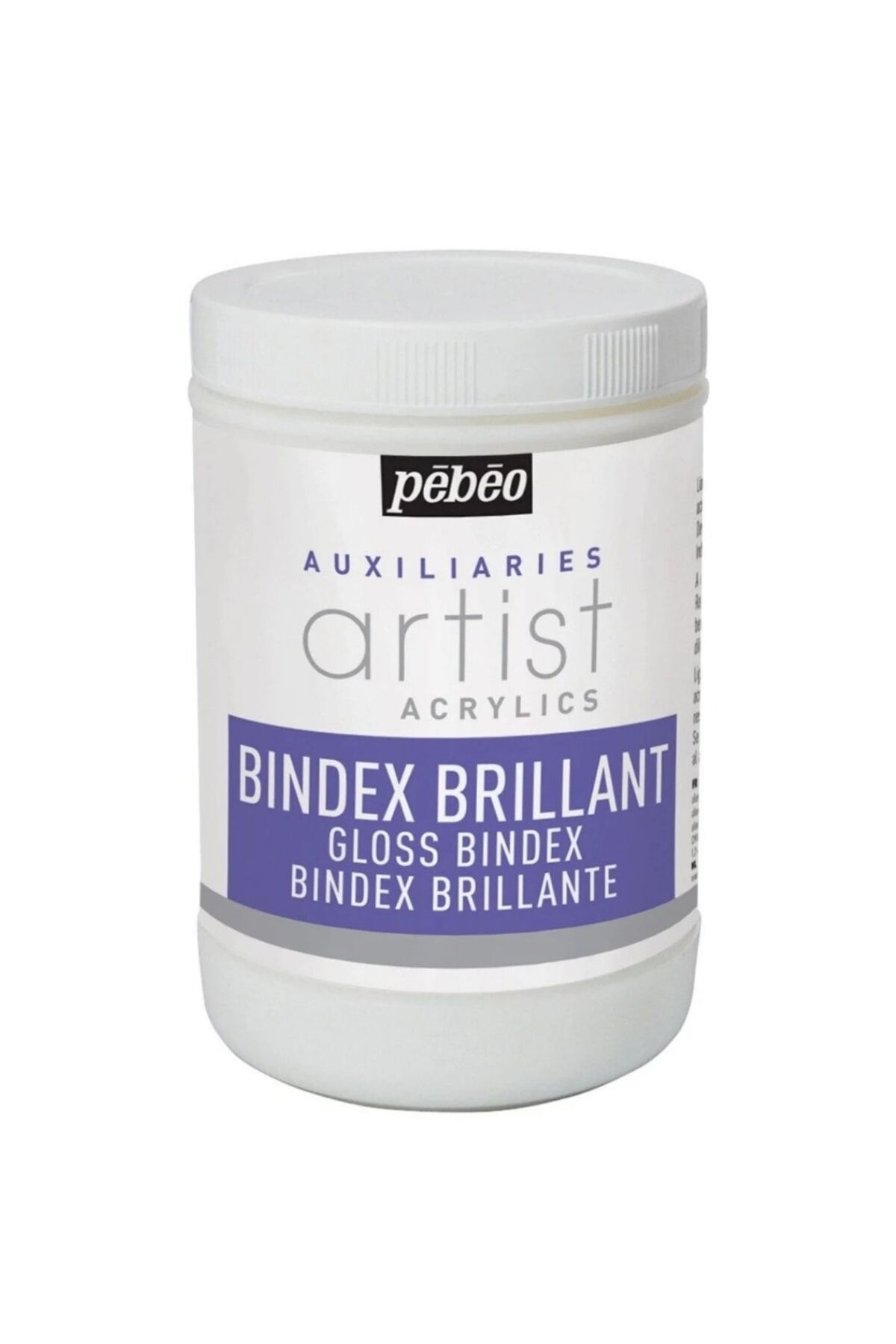 Pebeo Bindex Binder Brilliant Akrilik Bağlayıcı Sıvısı Parlak 1000ml