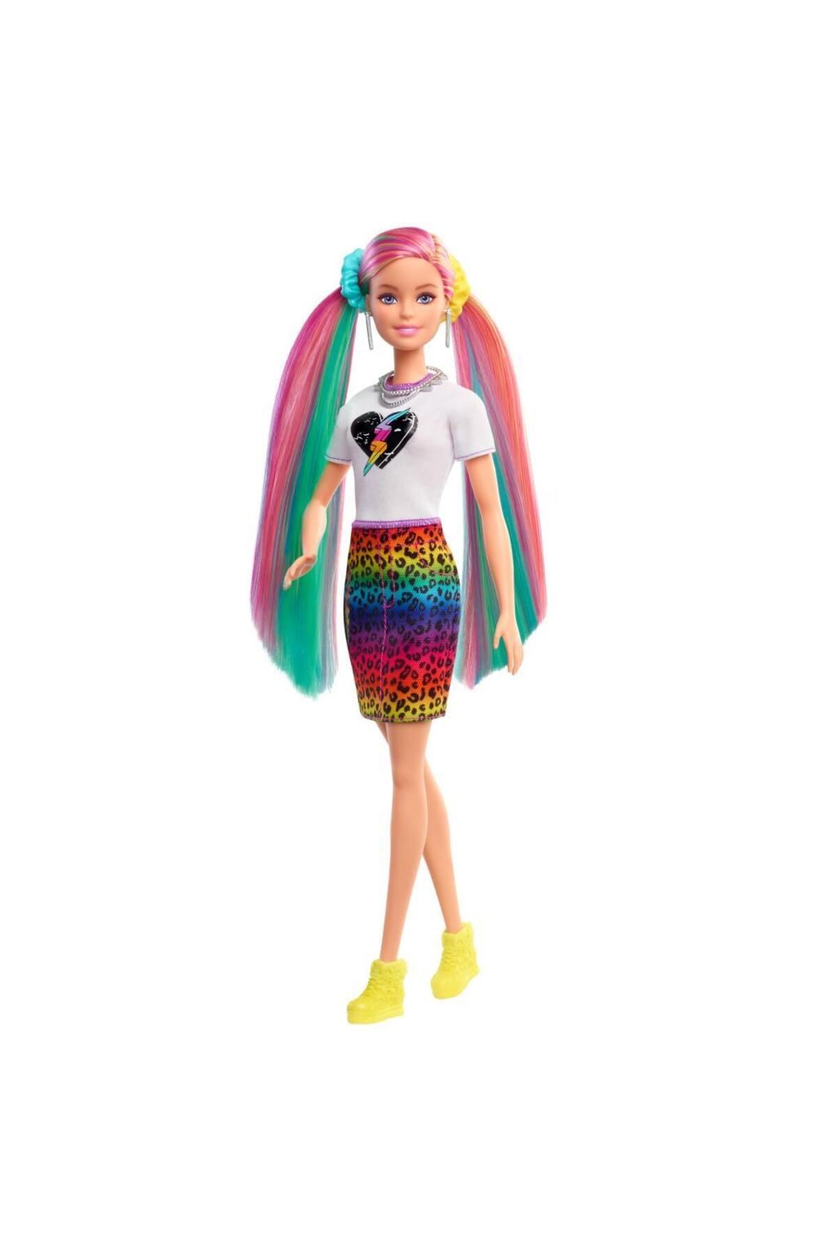 Barbie-Baby GRN81 - Leopard Patterned Hair 6