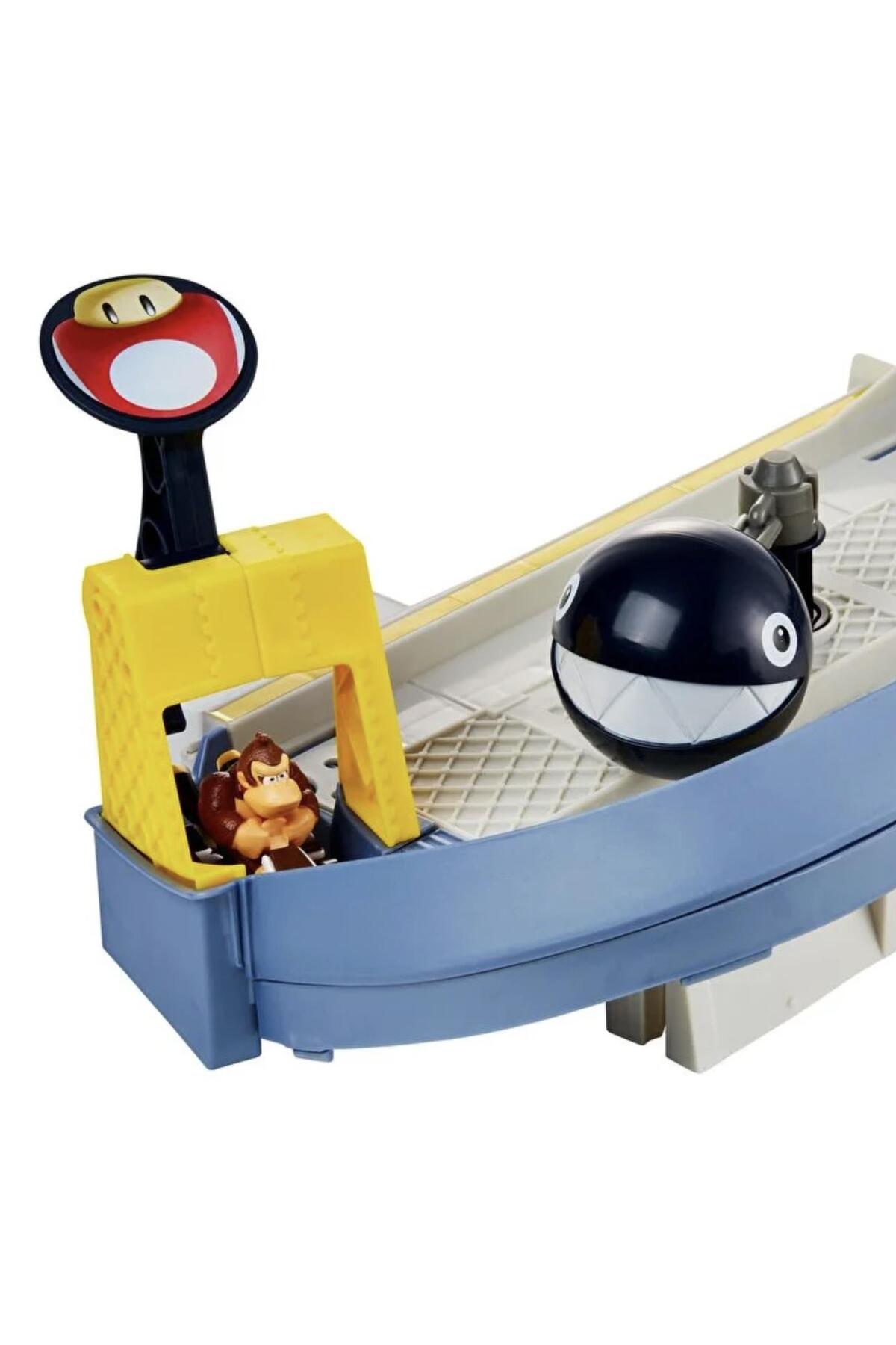 HOT WHEELS Mario Kart Çılgın Yaratıklar Oyun Seti Serisi - Chain Chomp Challenge Seti Gcp26-gky48 fotoğrafı 4 (önizleme)