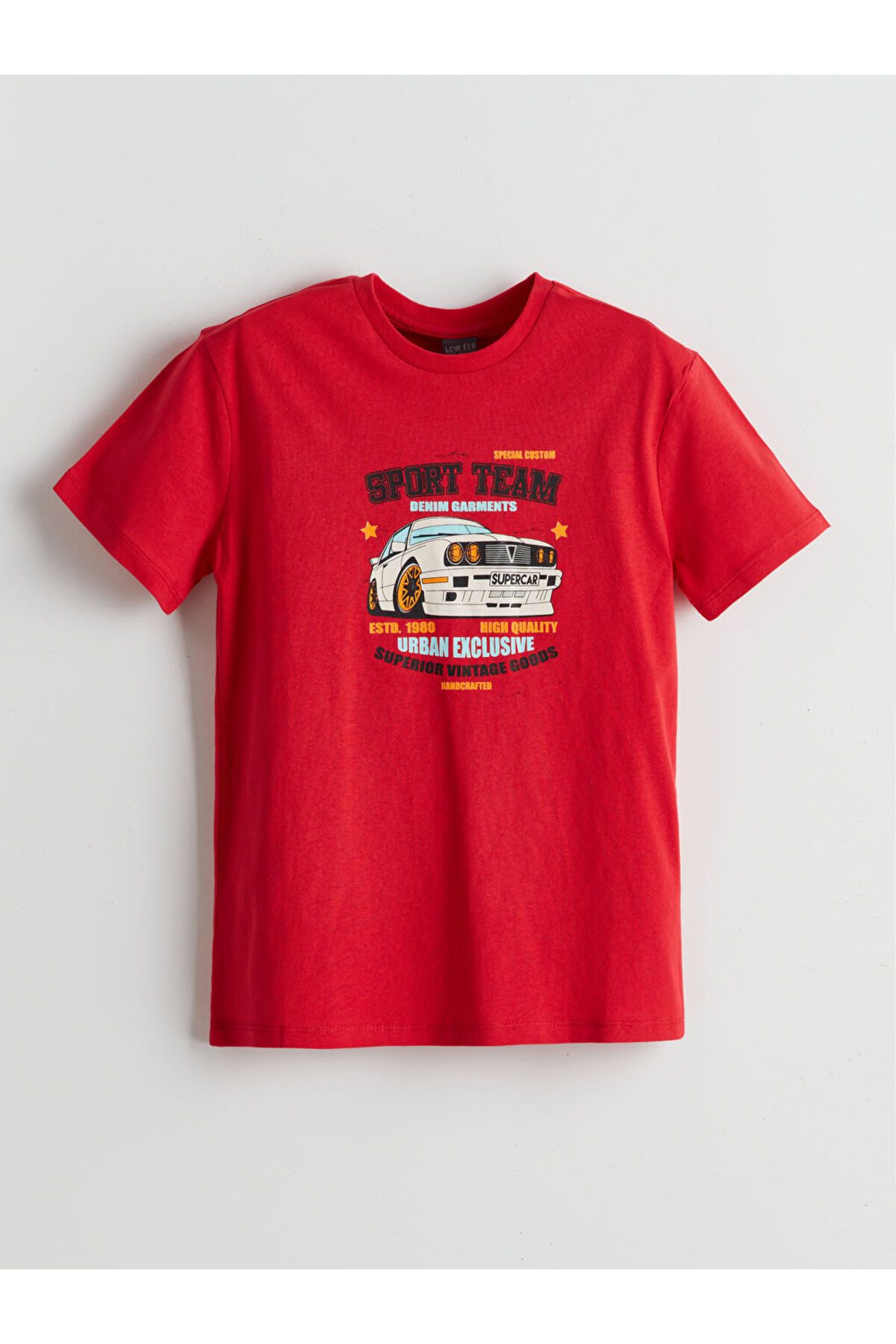LC Waikiki-New Season Crew Neck Boy's T-Shirt - S5K862Z4 1