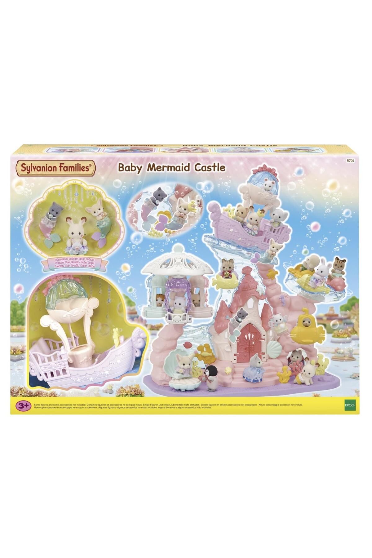 SYLVANIAN FAMILIES-Baby Mermaid Castle 5701 2