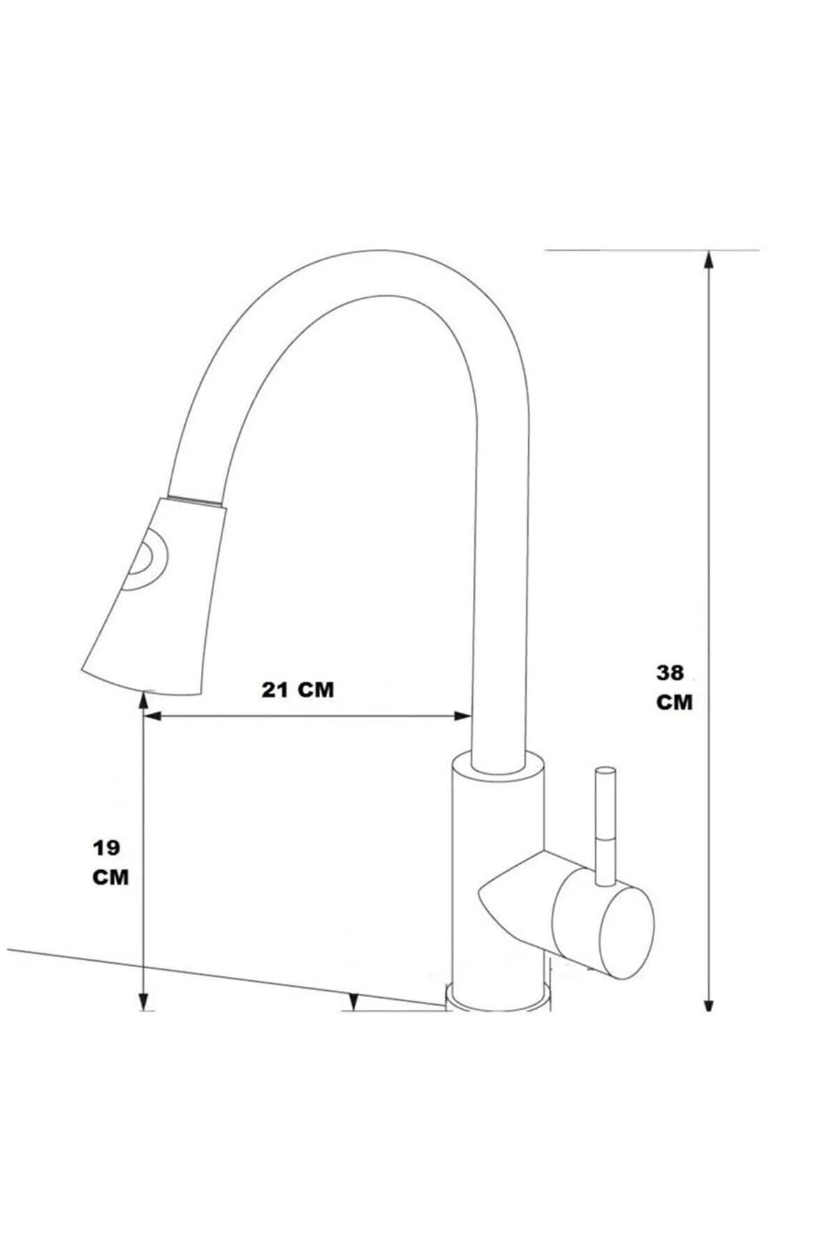 FLEKO-304 Stainless Steel Spiral Kitchen Faucet 4