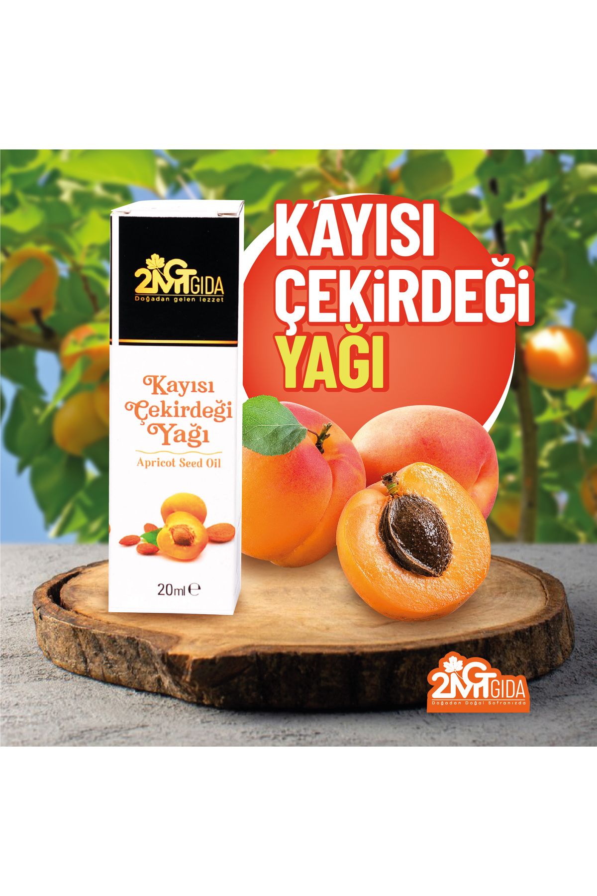 2MGT Kayısı Çekirdek Yağı