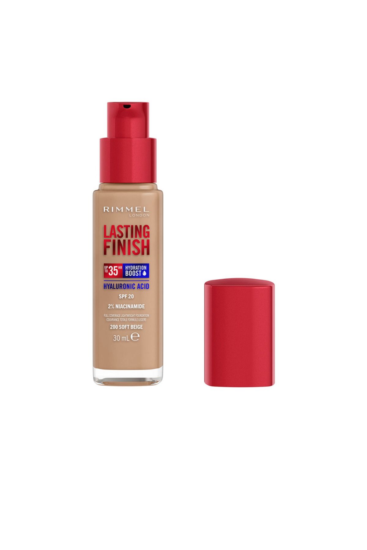 RIMMEL LONDON-كريم أساس - كريم أساس بيج ناعم يدوم طويلاً 200 مل 3607345379050 2