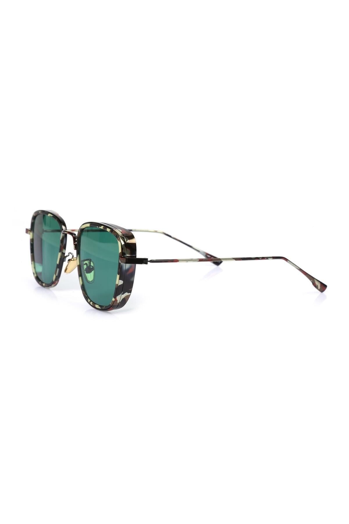 TomyHelf-Rectangular Camouflage Patterned Unisex Sunglasses 5