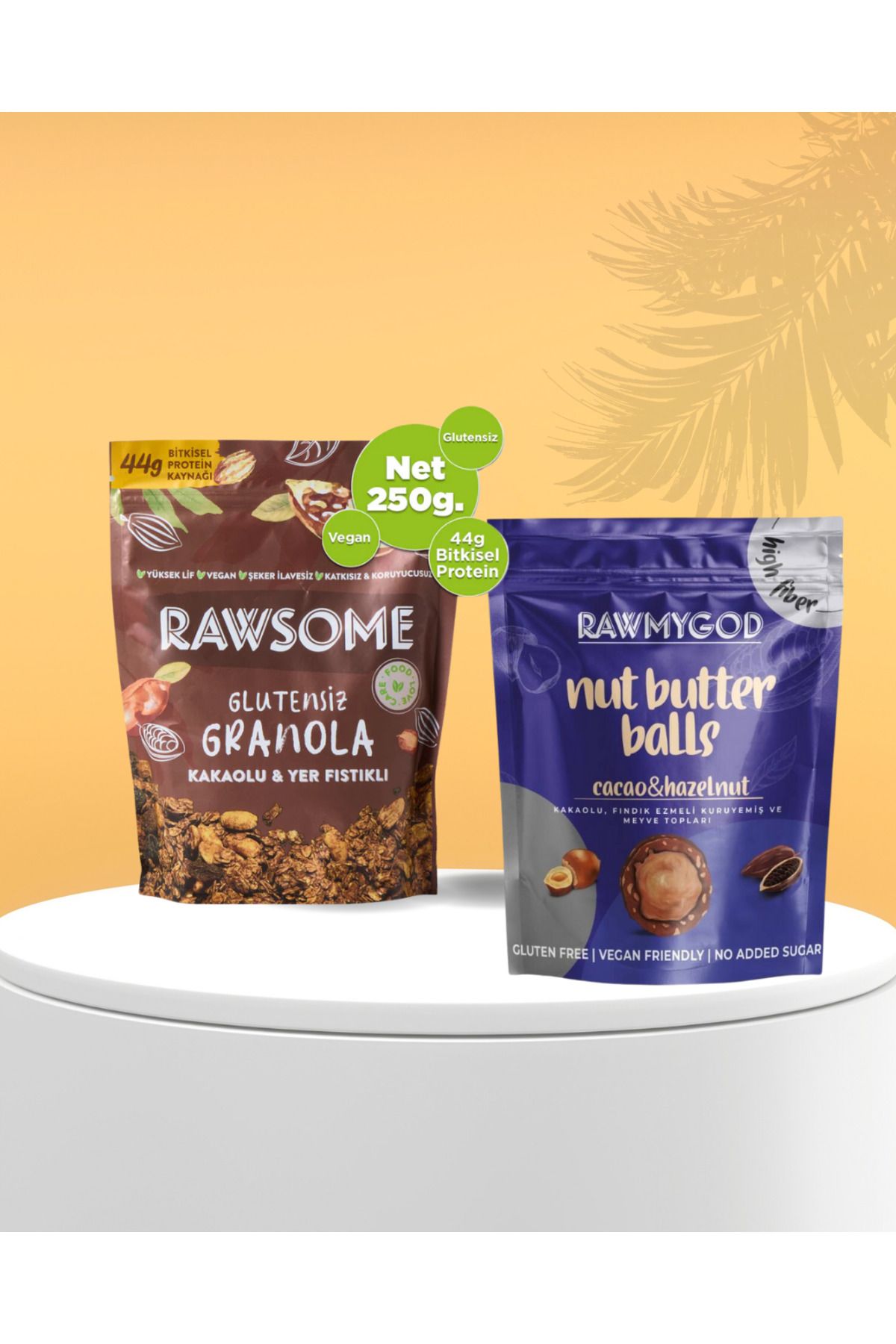 Rawsome GLUTENSİZ RAWSOME KAKOLU GRANOLA& NUT BUTTER BALLS