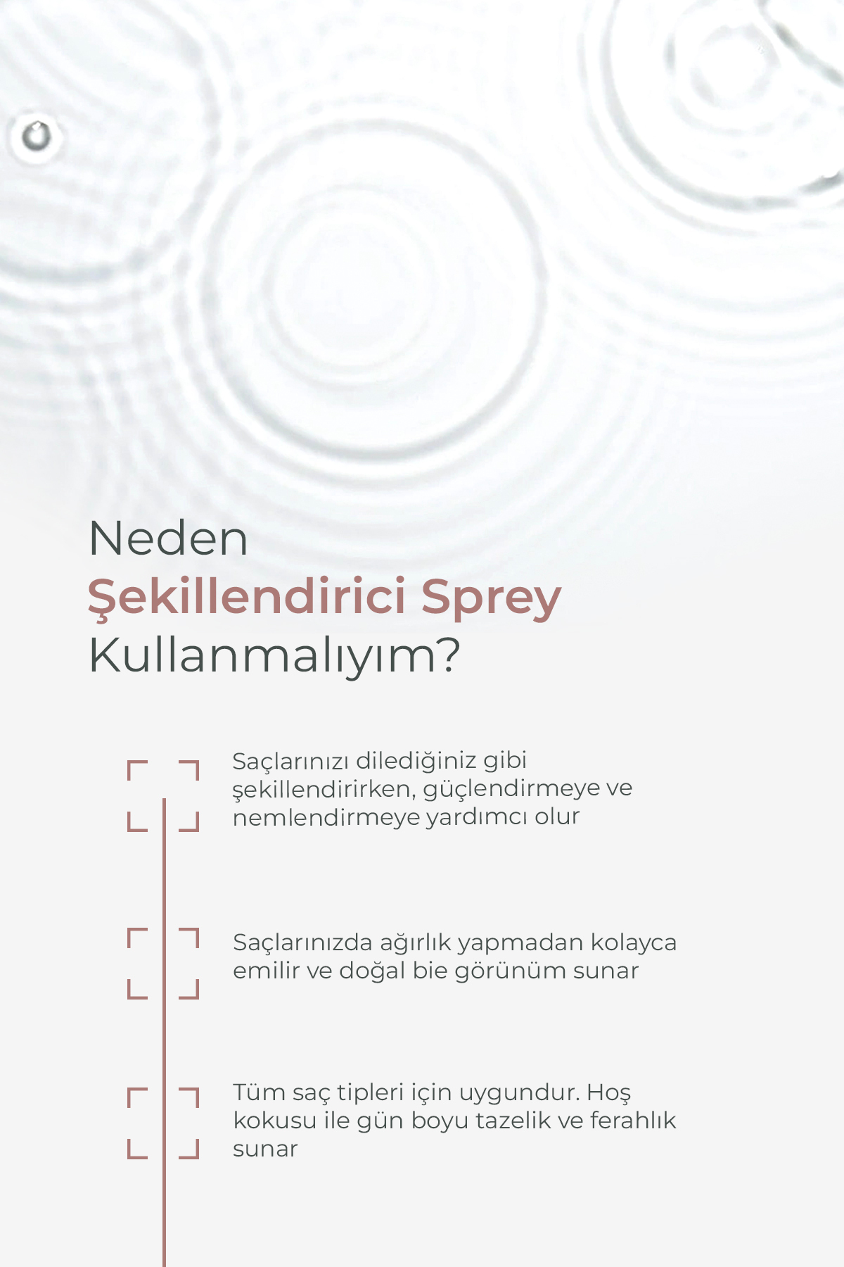 Kadınlara Özel Tüm Saç Tipleri Için Şekillendirici Ve Besleyici Saç Spreyi 200ml — sekbes1 — تصویر 2 از 5