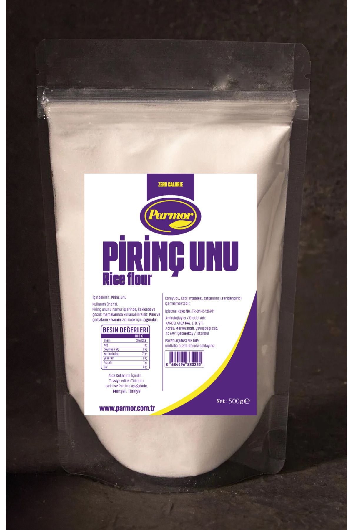 PARMOR Pirinç Unu 500g / Rice Flour 500g