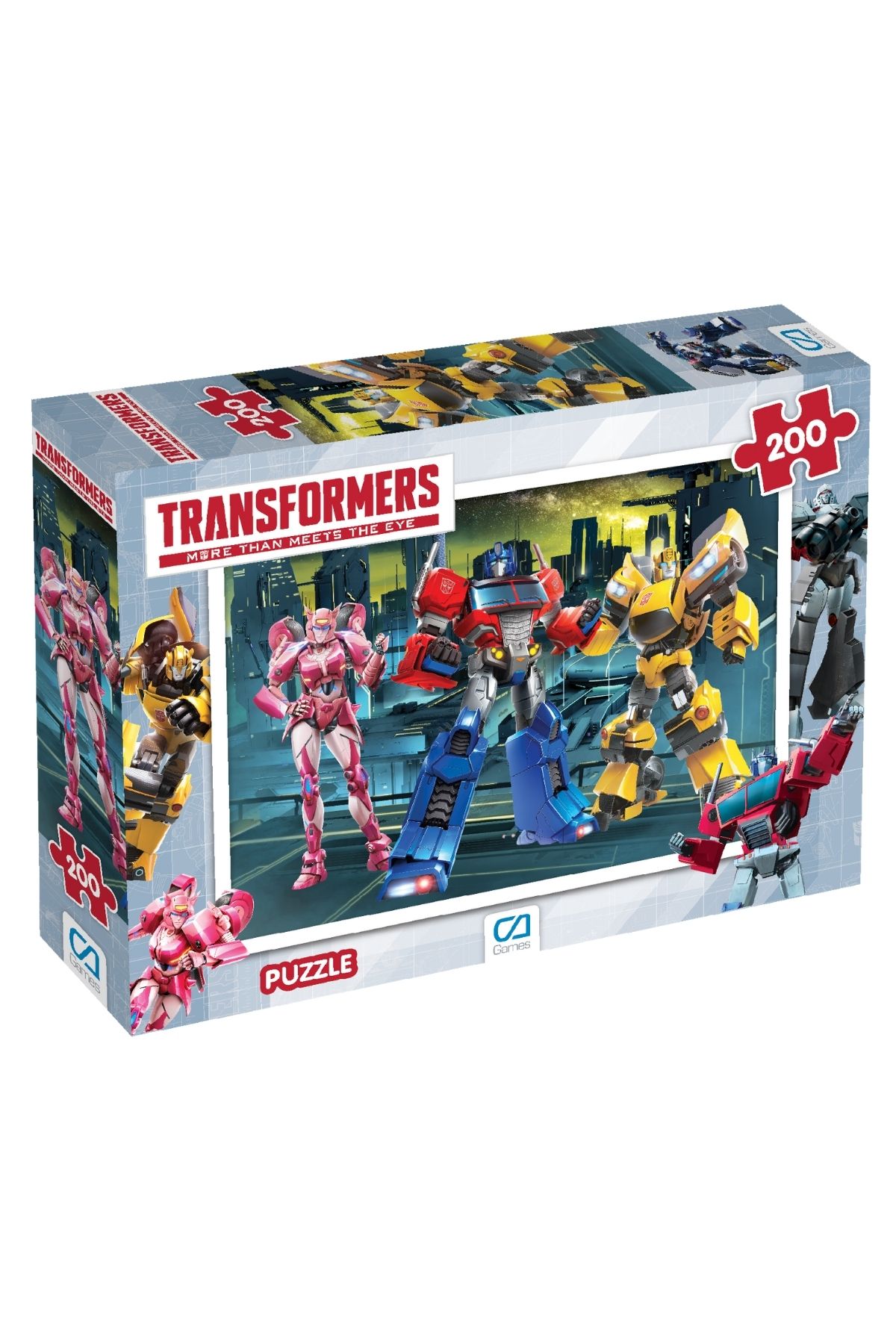 CA Games Transformers Lisanslı 200 Parça 33x48cm Çocuk Puzzle Yapboz Serisi