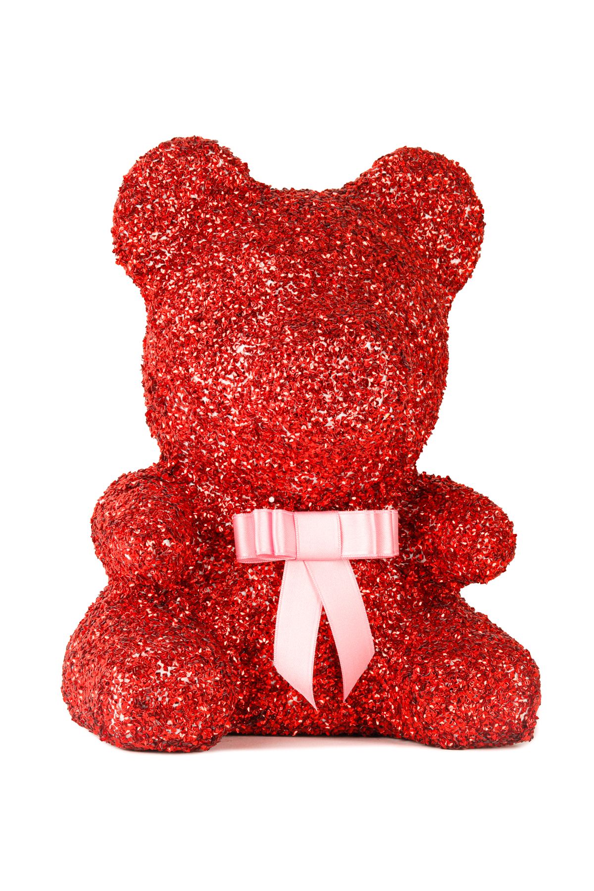 Sakura Candle Co Teddy Shimmer Bear - Kırmızı Simli Ayıcık