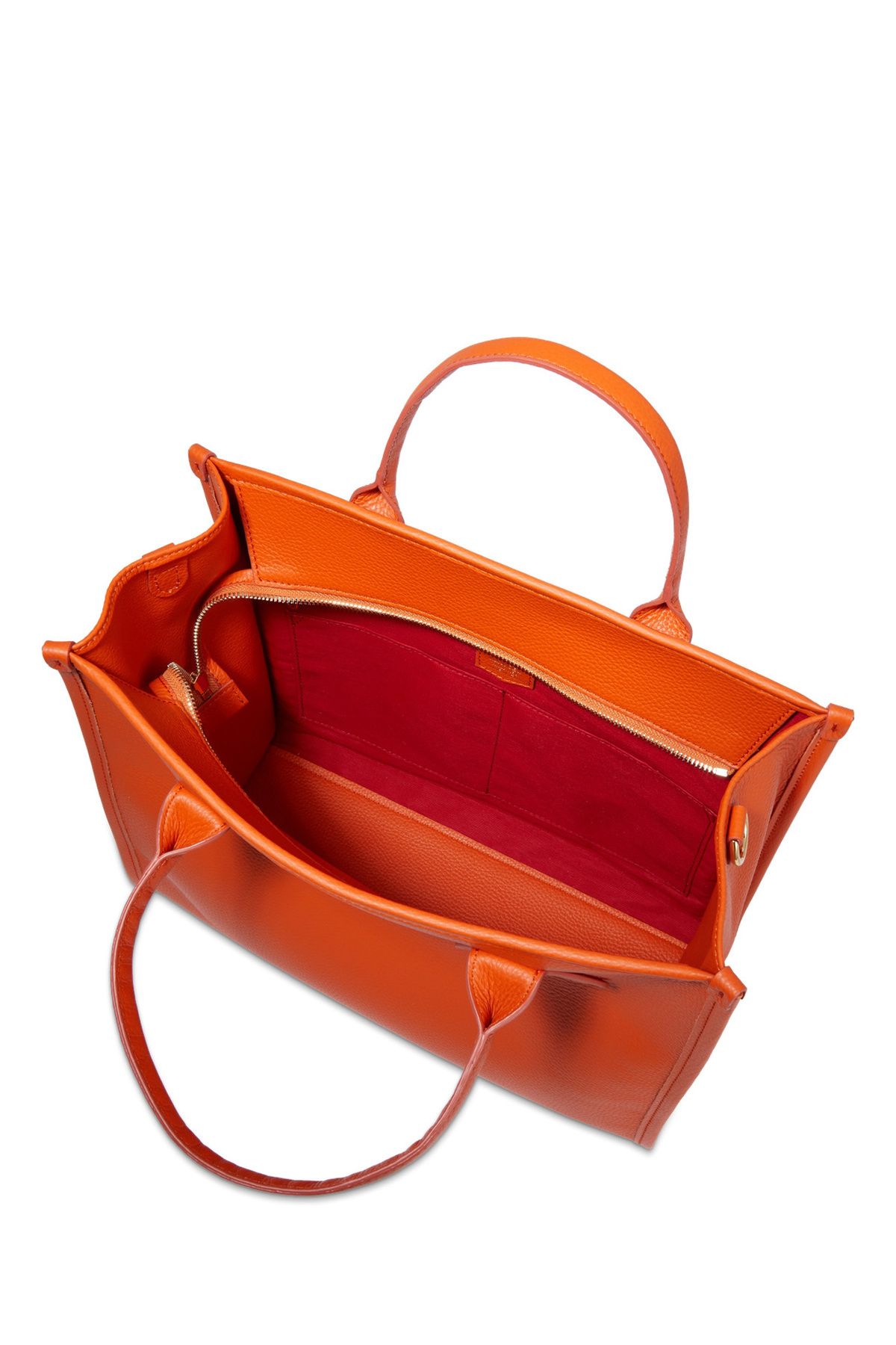کیف دستی نارنجی زنانه اورجینال Lancel