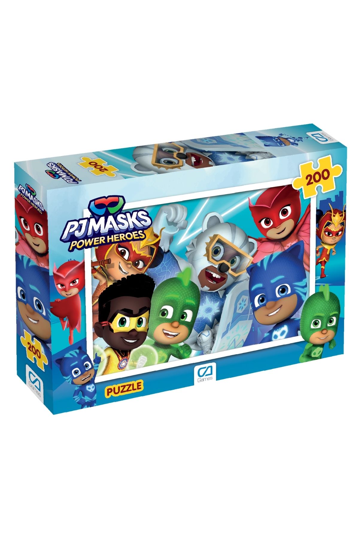 CA Games PJMasks : Pijamaskeliler Lisanslı 200 Parça 33x48cm Çocuk Puzzle Yapboz Serisi