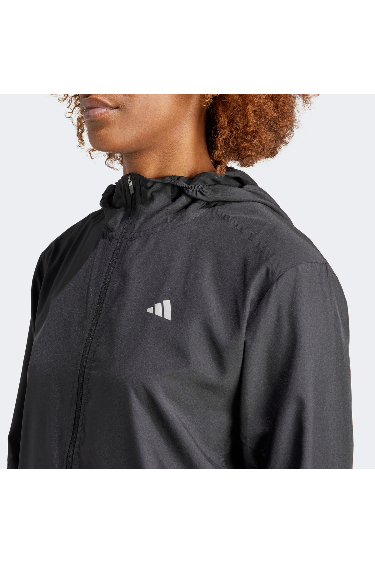 adidas Run It Jacket Kadın Siyah Koşu Ceketi görsel 4