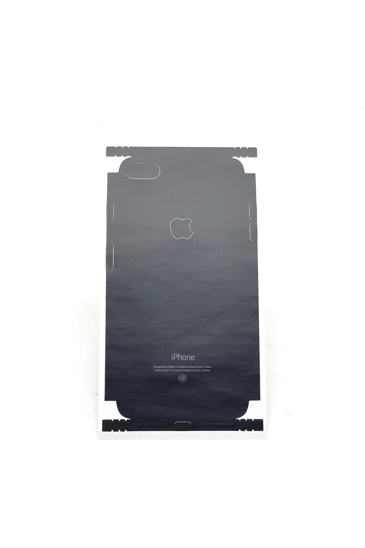 yenibagshop iPhone 8 Plus Uyumlu Tam Koruma Çizilmez 3M Full Body Kaplama (Siyah)
