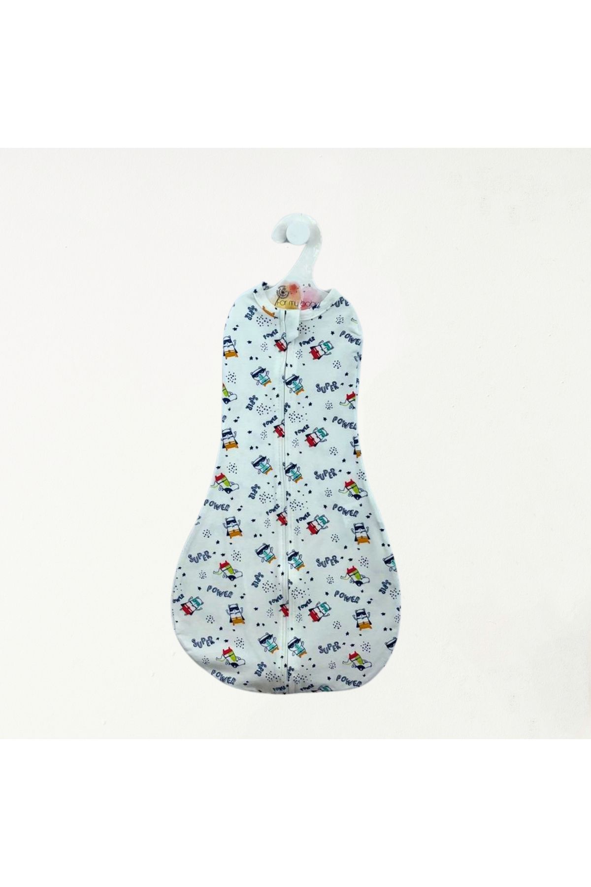 For My Baby-Zippered Patterned Swaddle 1