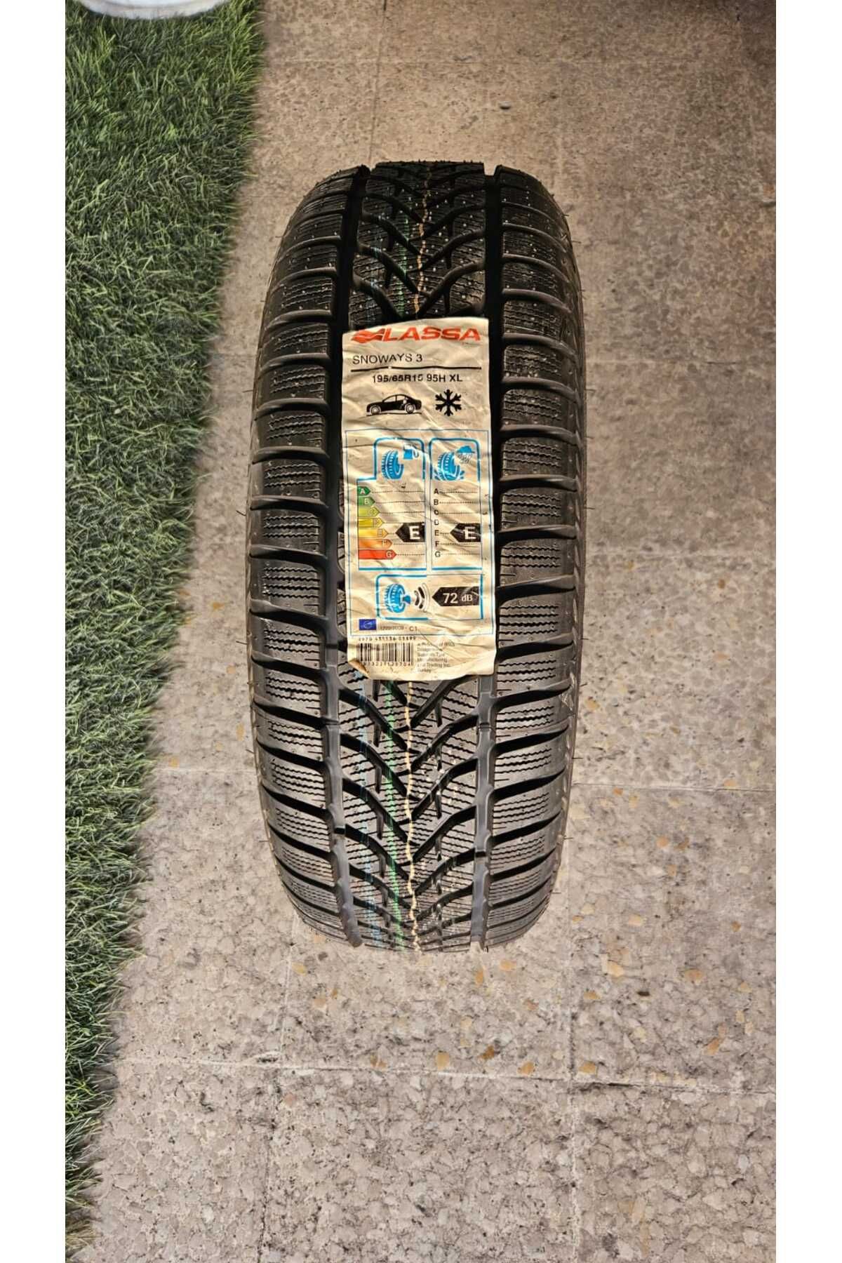 Lassa 195/65R15 95H XL SNOWAYS3 KIŞ LASTİĞİ