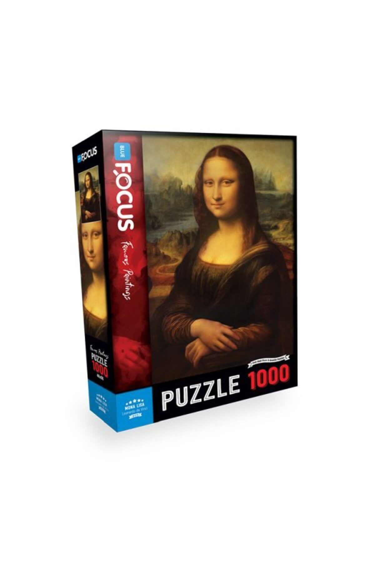 YONCA MODA Blue Focus Puzzle Mona Lisa 1000 Parça  (4022) - 485906-1453