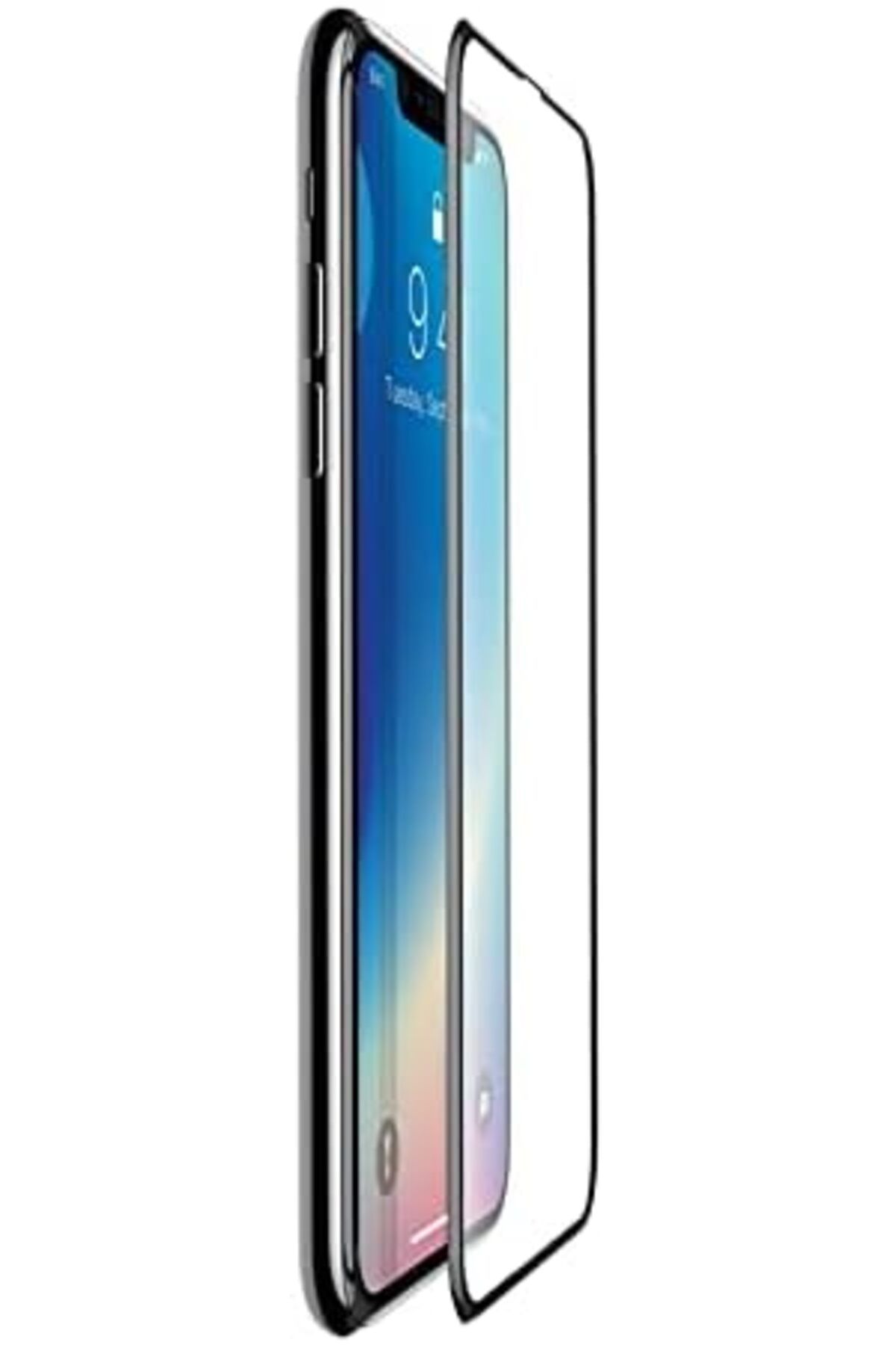 yenibagshop iPhone 11 Pro Max/X Max/Ekranı Tam kaplayan Cam Ekran Koruyucu Kırılmaz Cam Full Cover Tam koruma