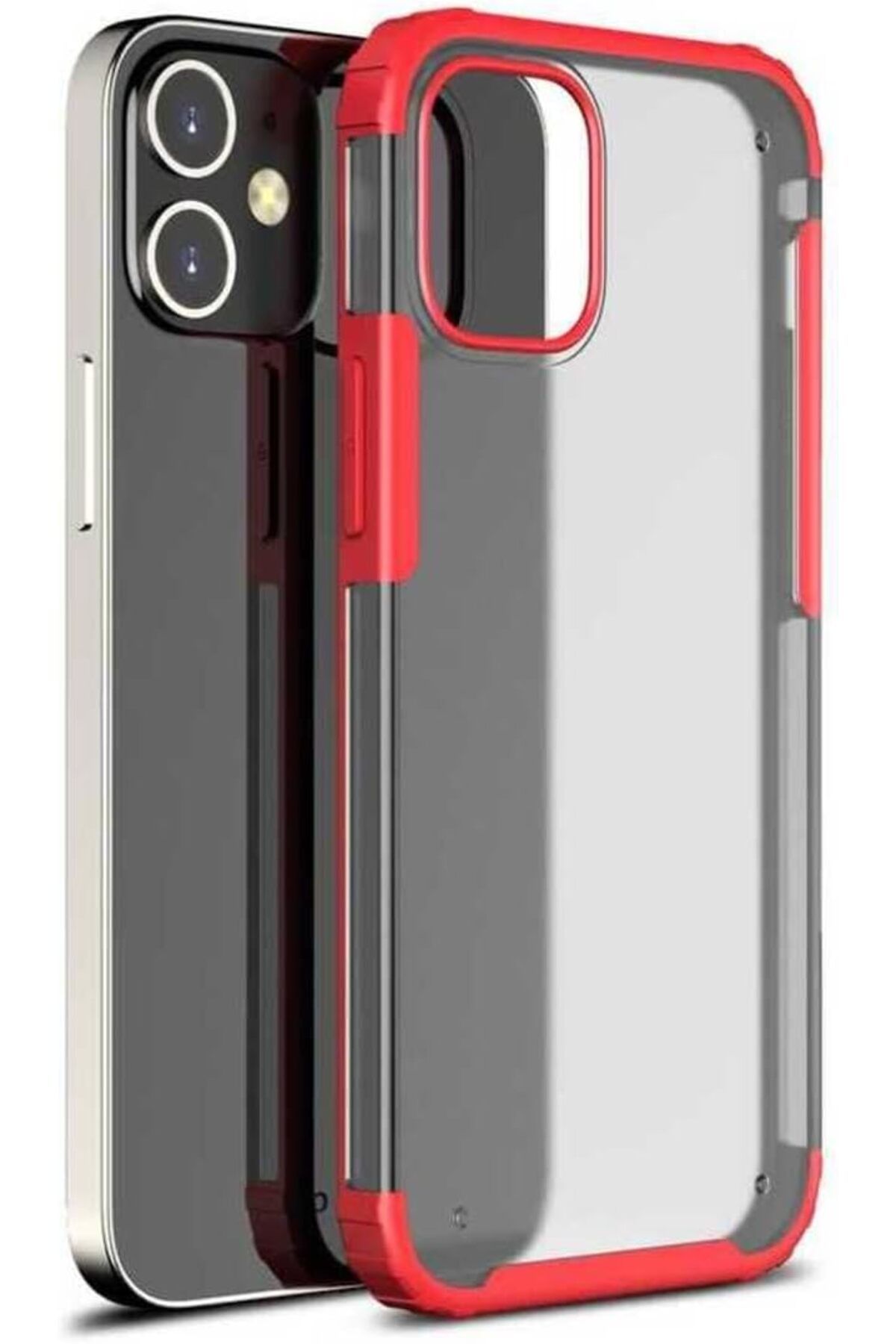STOREMAX lbstorex iPhone 12 Mini ile Uyumlu için Kılıf, Volks Silikon, Kırmızı Newdsng 1116818