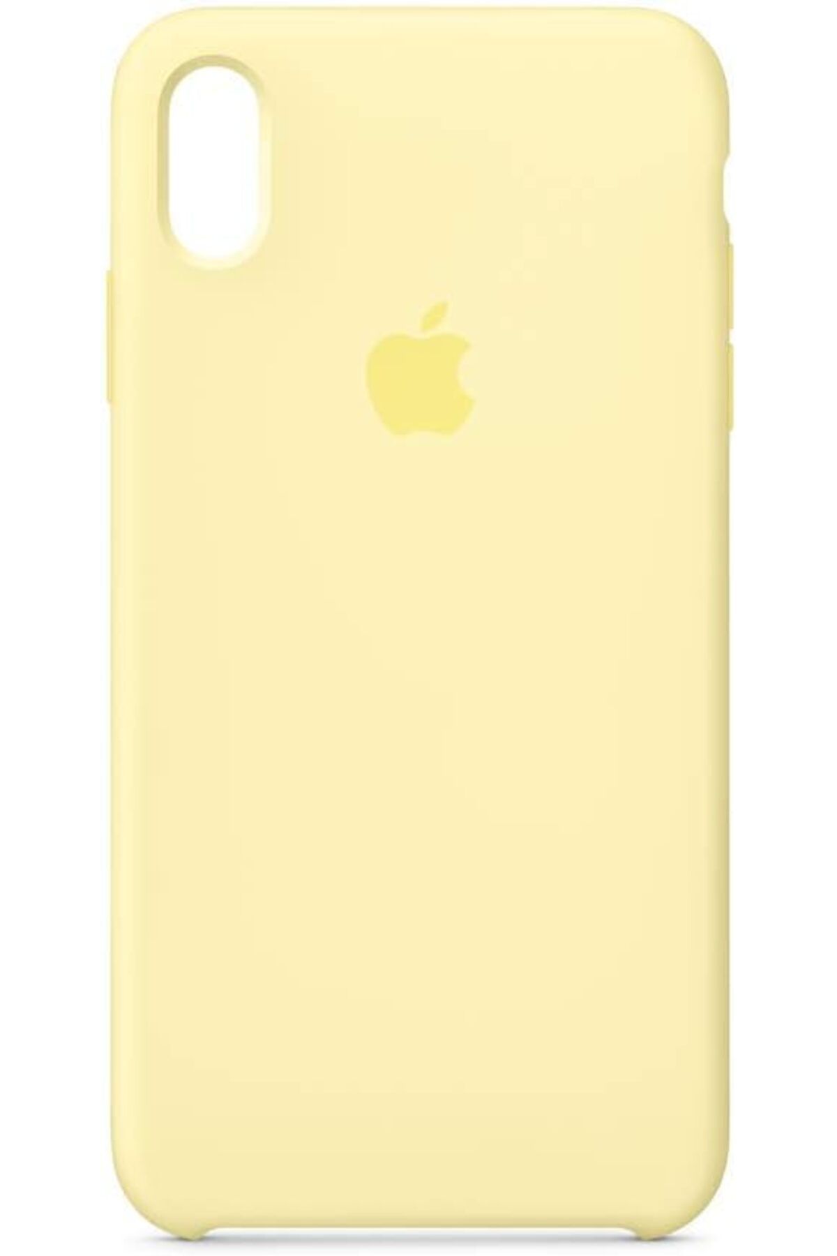 STOREMAX sellbuystore iPhone XS Max için Silikon Kılıf - Uçuk Sarı 1053513