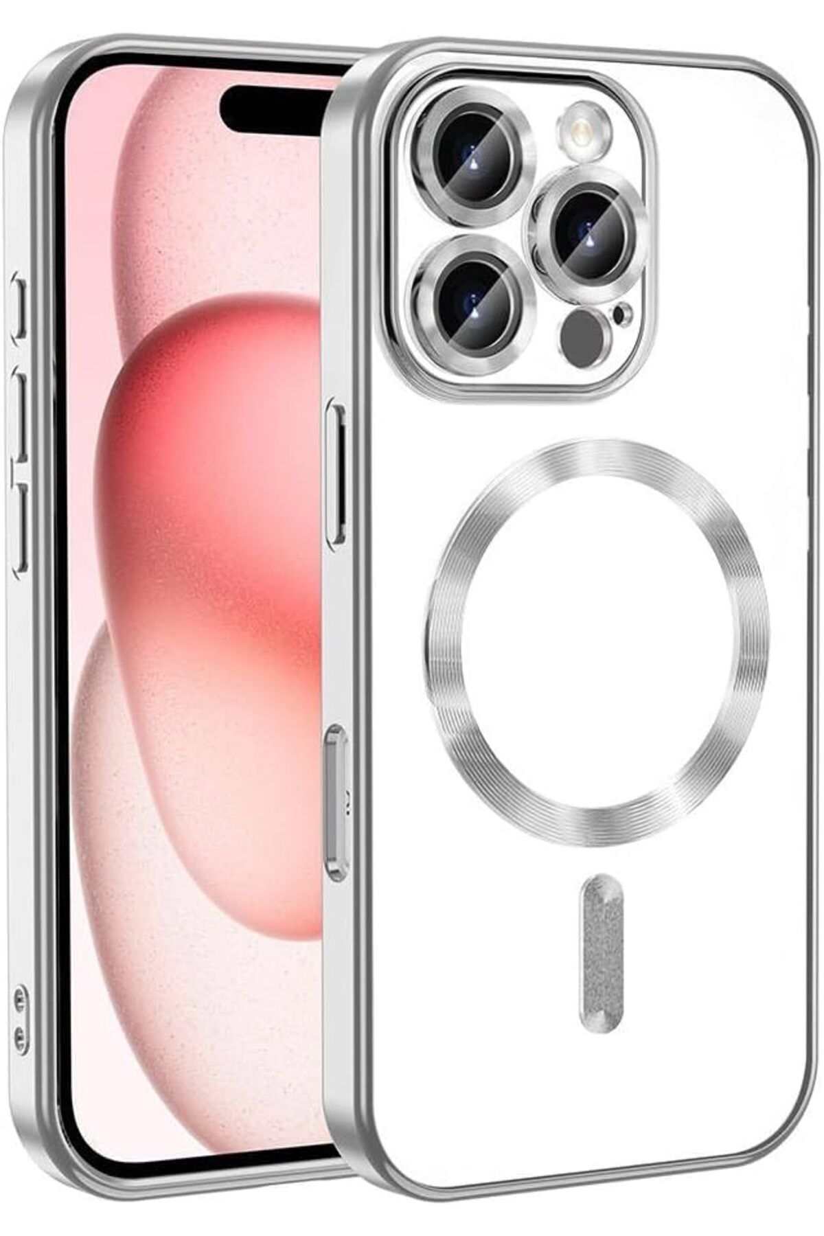 STOREMAX htpshopmx İle Uyumlu iPhone 16 Pro Kılıf Kamera Korumalı Magsafe Wireless Şarj Özellikli ZORE
