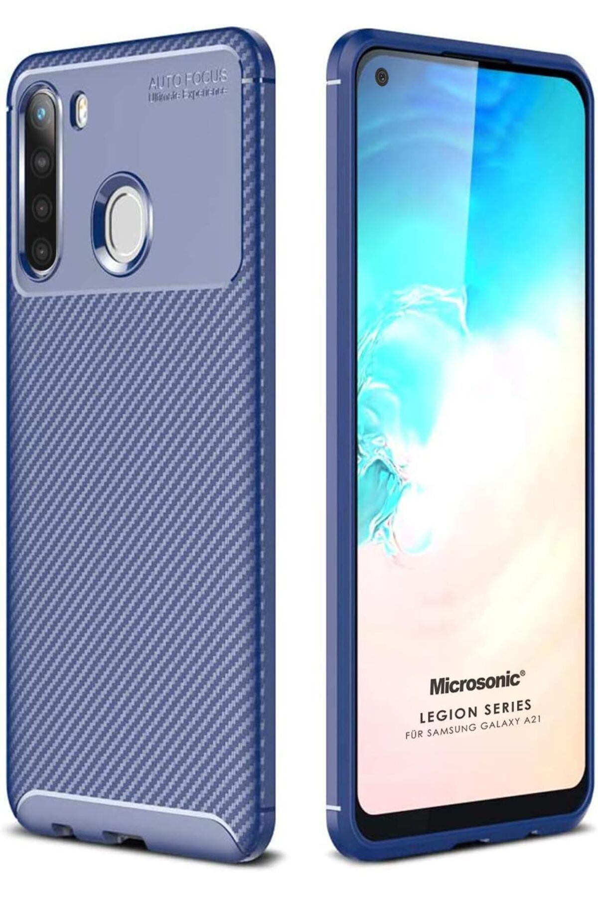 STOREMAX nffashopm Galaxy A21 için Kılıf Legion Series Lacivert [Galaxy A21 ile Uyumlu Kılıf - Lacivert]