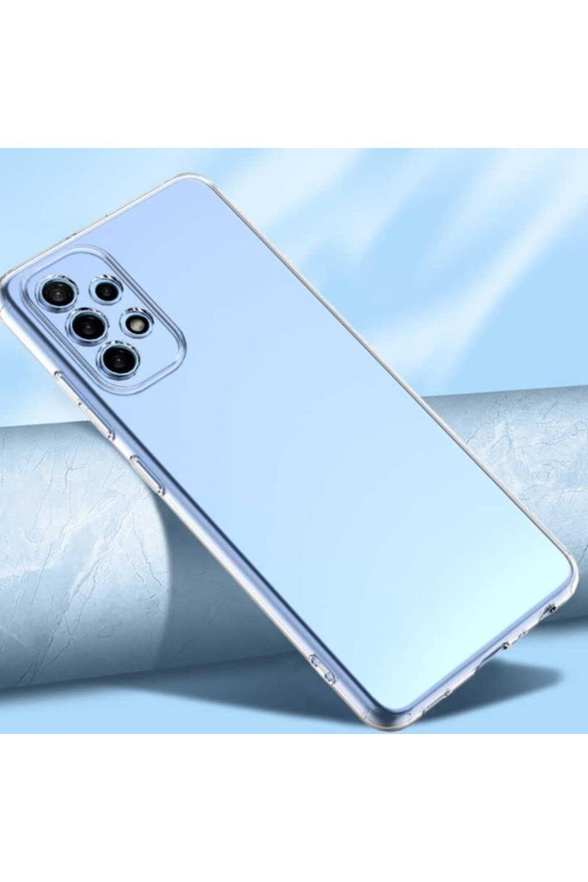STOREMAX cmllashop Trend A53 Uyumlu Şeffaf Kılıf,Silikon Kamera Koruyuculu A53 Uyumlu Kılıf 542093