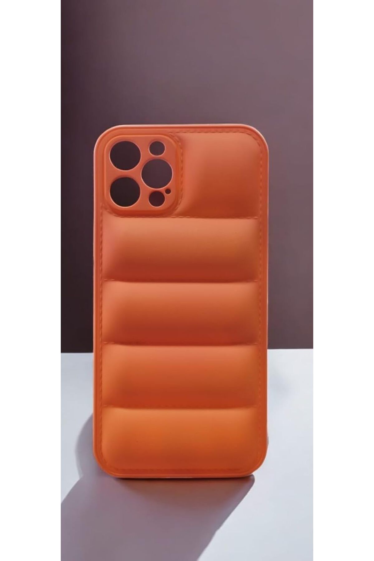 STOREMAX lbstorex POFUDUK YASTIK TELEFON KILIFI SÜPER FİYATI iPhone 13 PROMAX ile uyumlu (Turuncu)