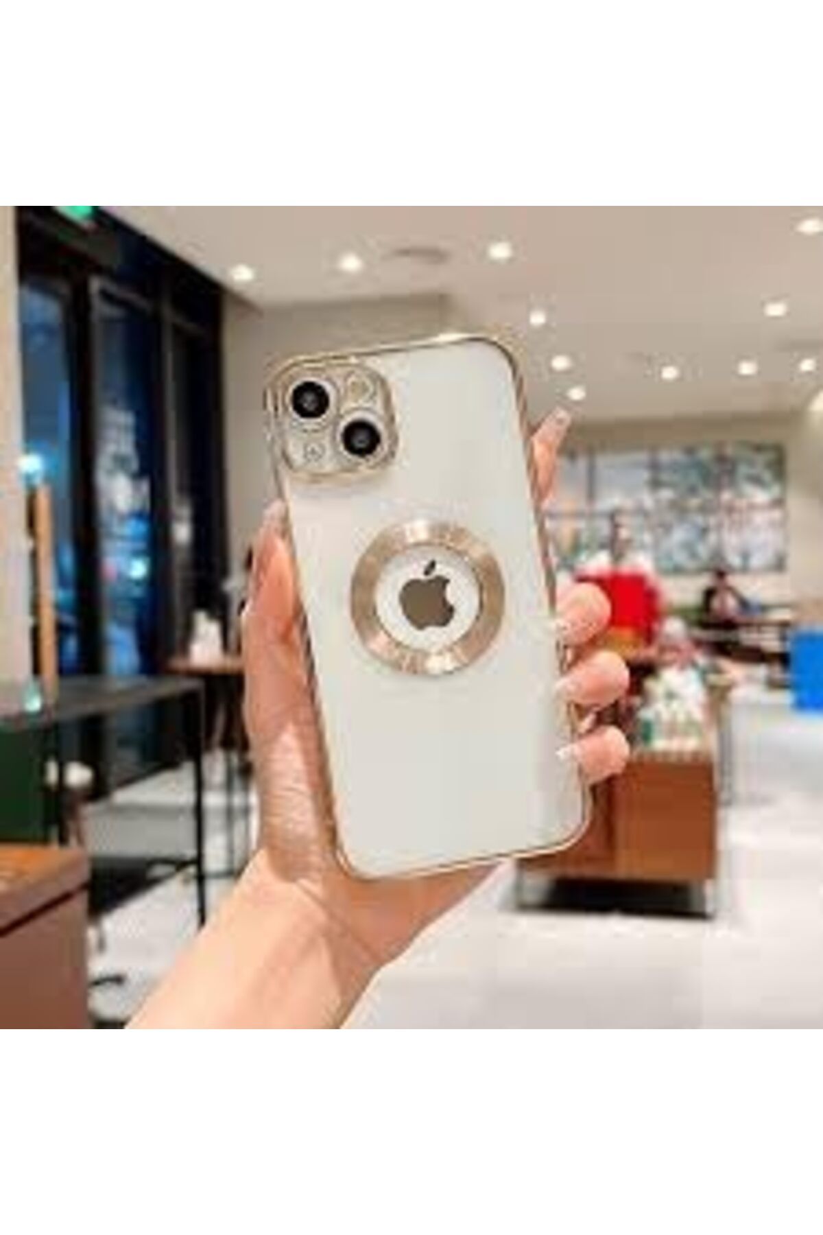 STOREMAX lbstorex aks iphone 13 pro uyumlu lens korumalı lazer kılıf gold Newdsng 1116818