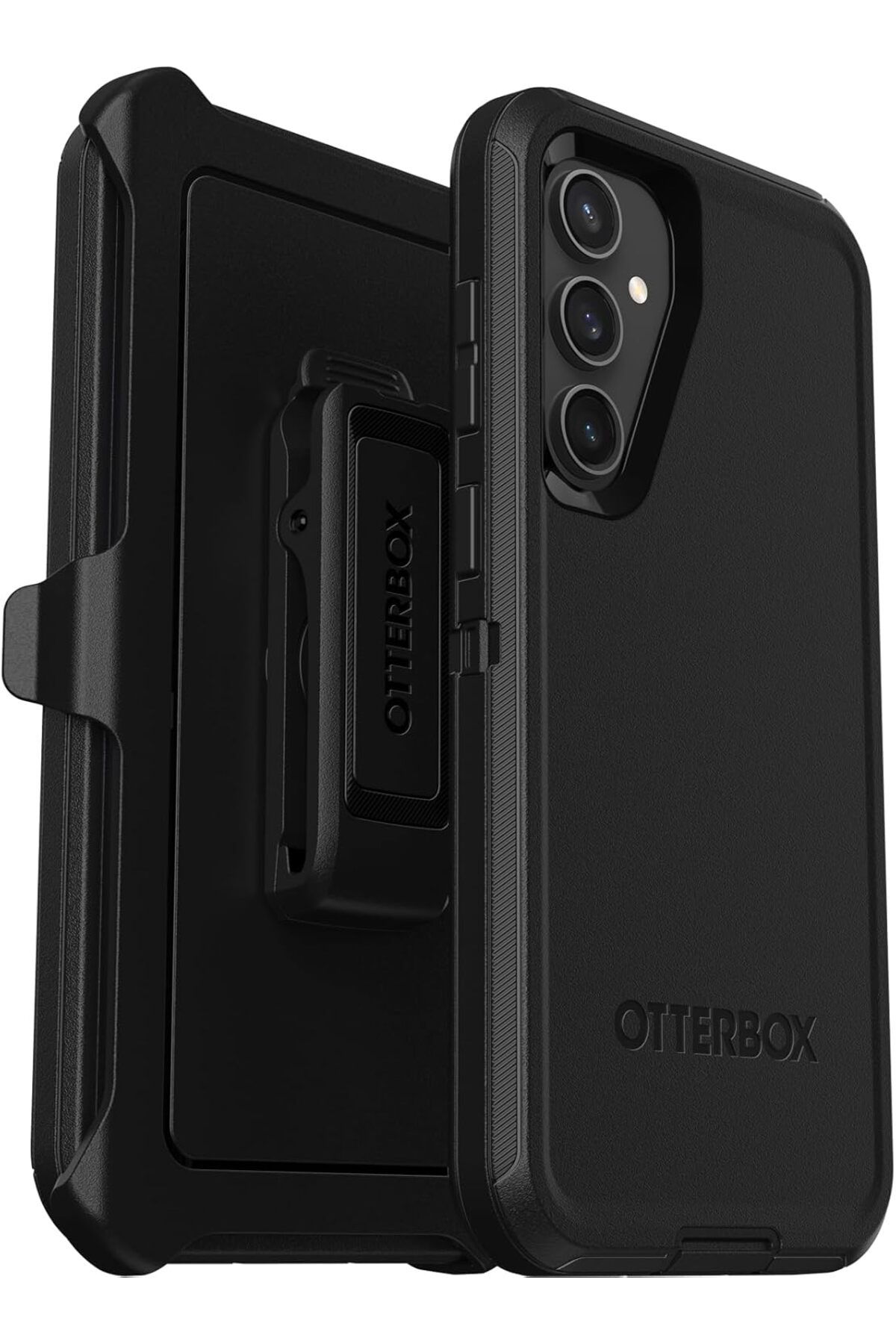 STOREMAX dlshop Galaxy S23 FE Defender Serisi Kılıf - SİYAH, sağlam ve dayanıklı, bağlantı noktası k