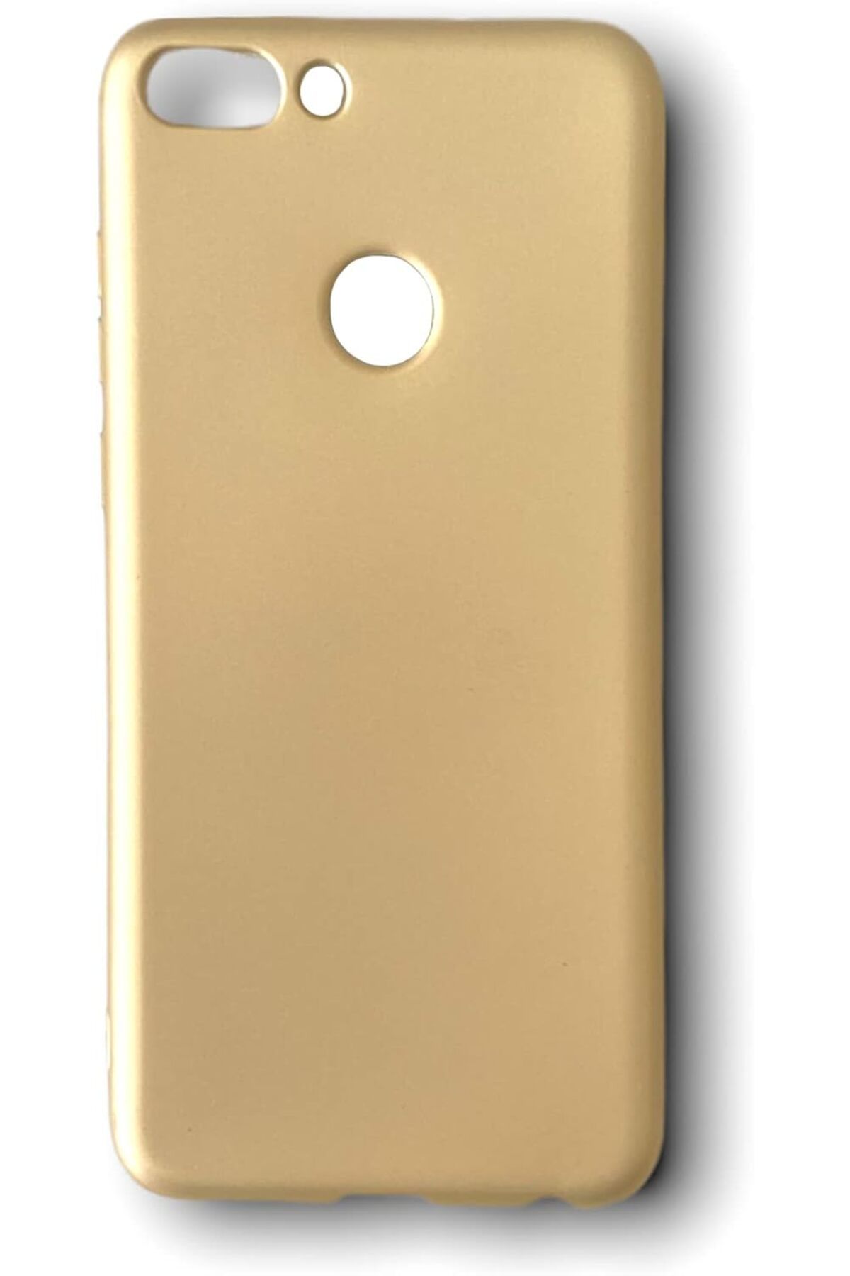 STOREMAX htpshopmx P Smart 2018 Uyumlu Kılıf Esnek Silikon Yıkanabilir Uzun Ömürlü Kapak - Gold str http