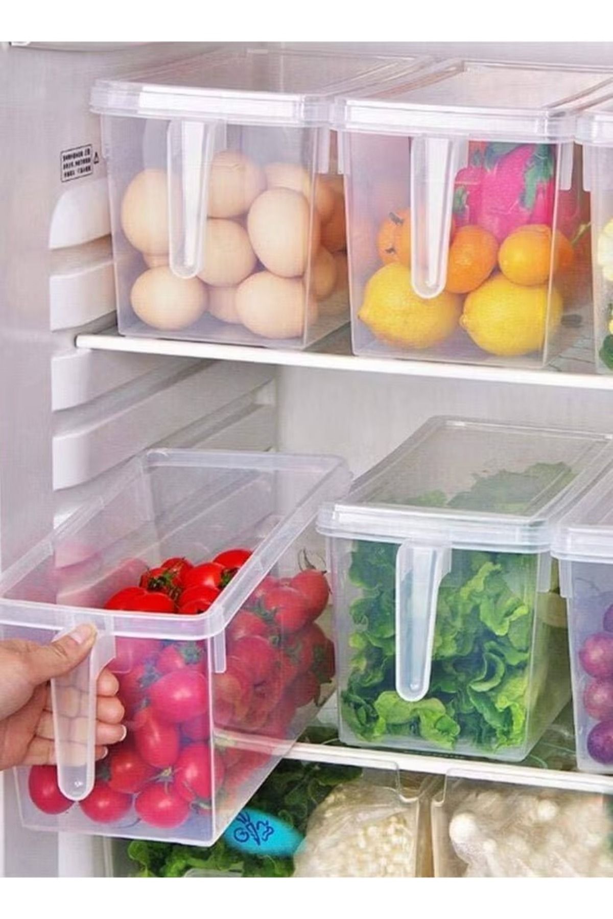 Generic-Food Storage Boxes With Lids And Handle Pack Of 2 3