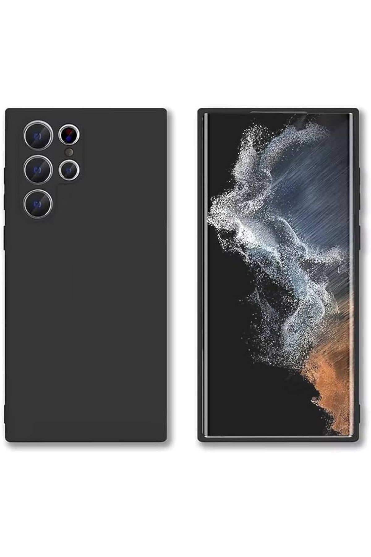 STOREMAX cmllashop GİYİM & AKSESUAR Galaxy S22 Ultra (6.8) inç ile uyumlu içi kadife kamera korumalı lan